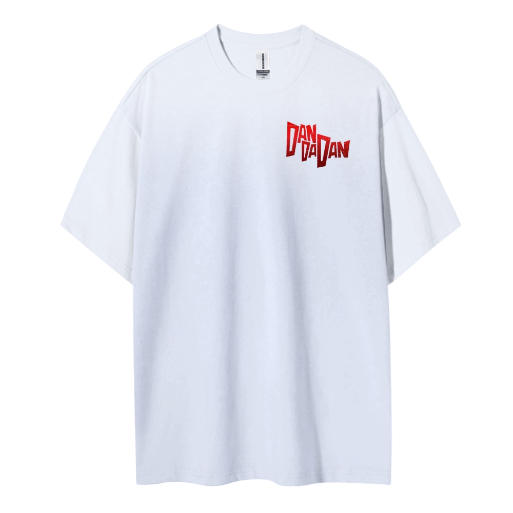 DANDADAN Cotton Unisex Round Neck Anime T-shirt TeeThreads Sustain the Scene with Custom Apparel
