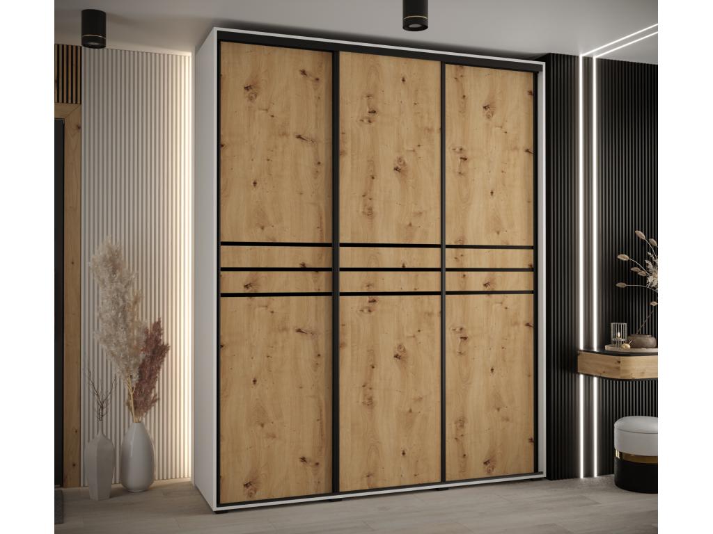 ARMARIO CON PUERTAS BATIENTES 235 - 2/200/60 3 puertas