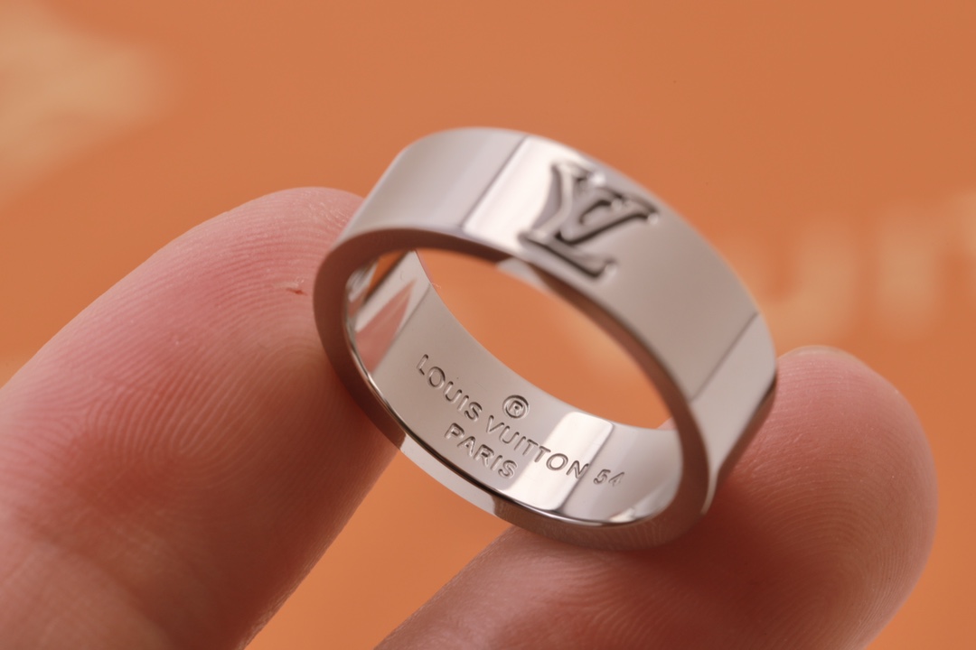 Louis Vuitton Men's Wide Band Ring - Original Replica Club