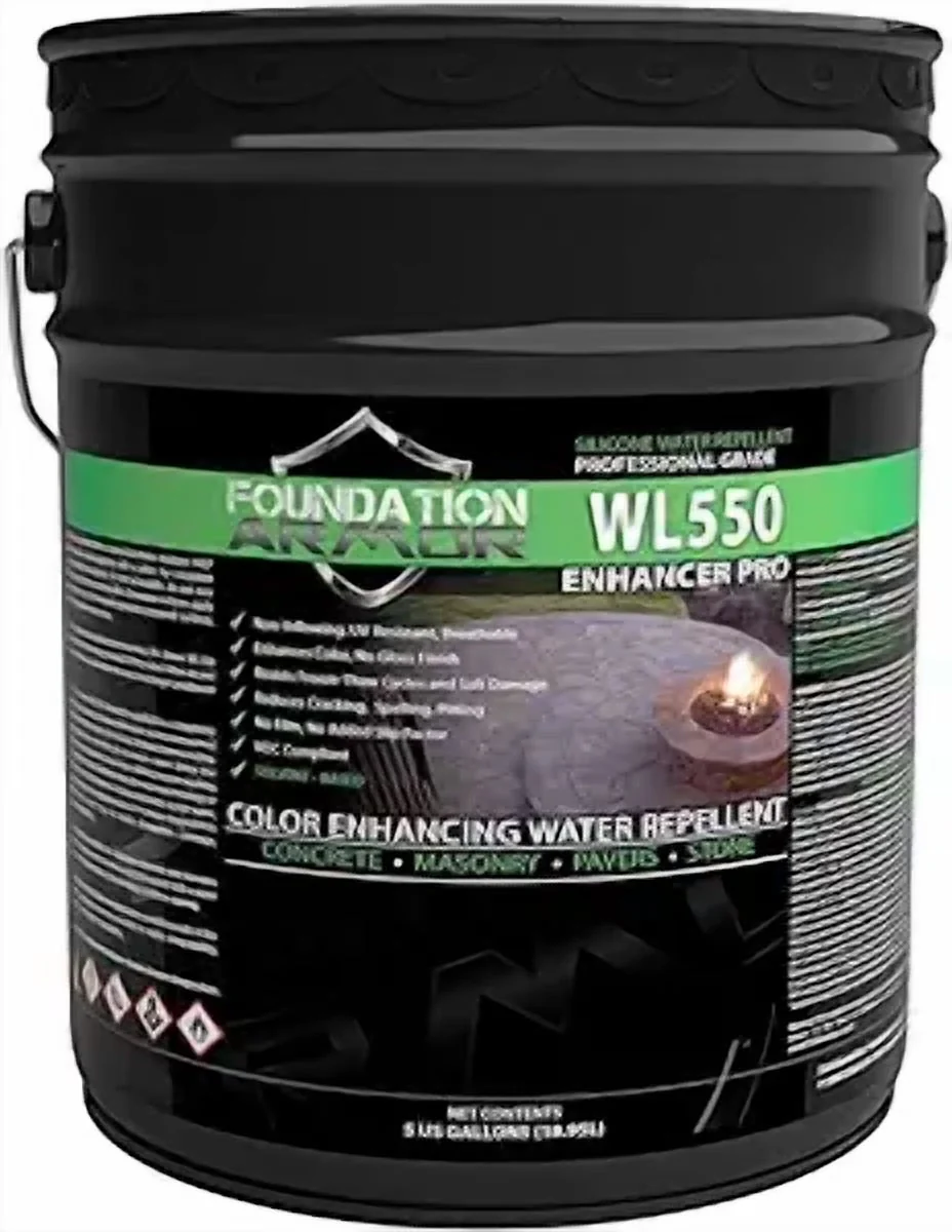 Armor Matte Wet Look Enhancer Sealer for Concrete, Brick, Pavers, Stone, and Slate - WL550-5 Gallon Armor Matte Wet Look Enhancer Sealer for Concrete, Brick, Pavers, Stone, and Slate - WL550-5 Gallon
