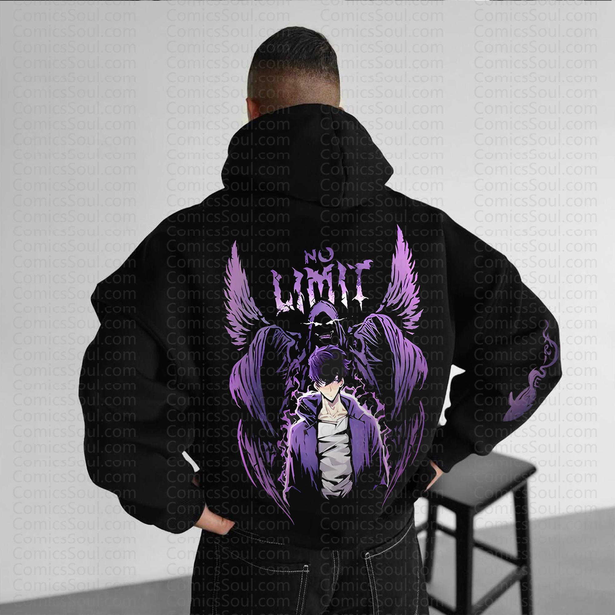 Unisex “Comicssoul” Anime Graphic Streetwear Vintage Hoodie