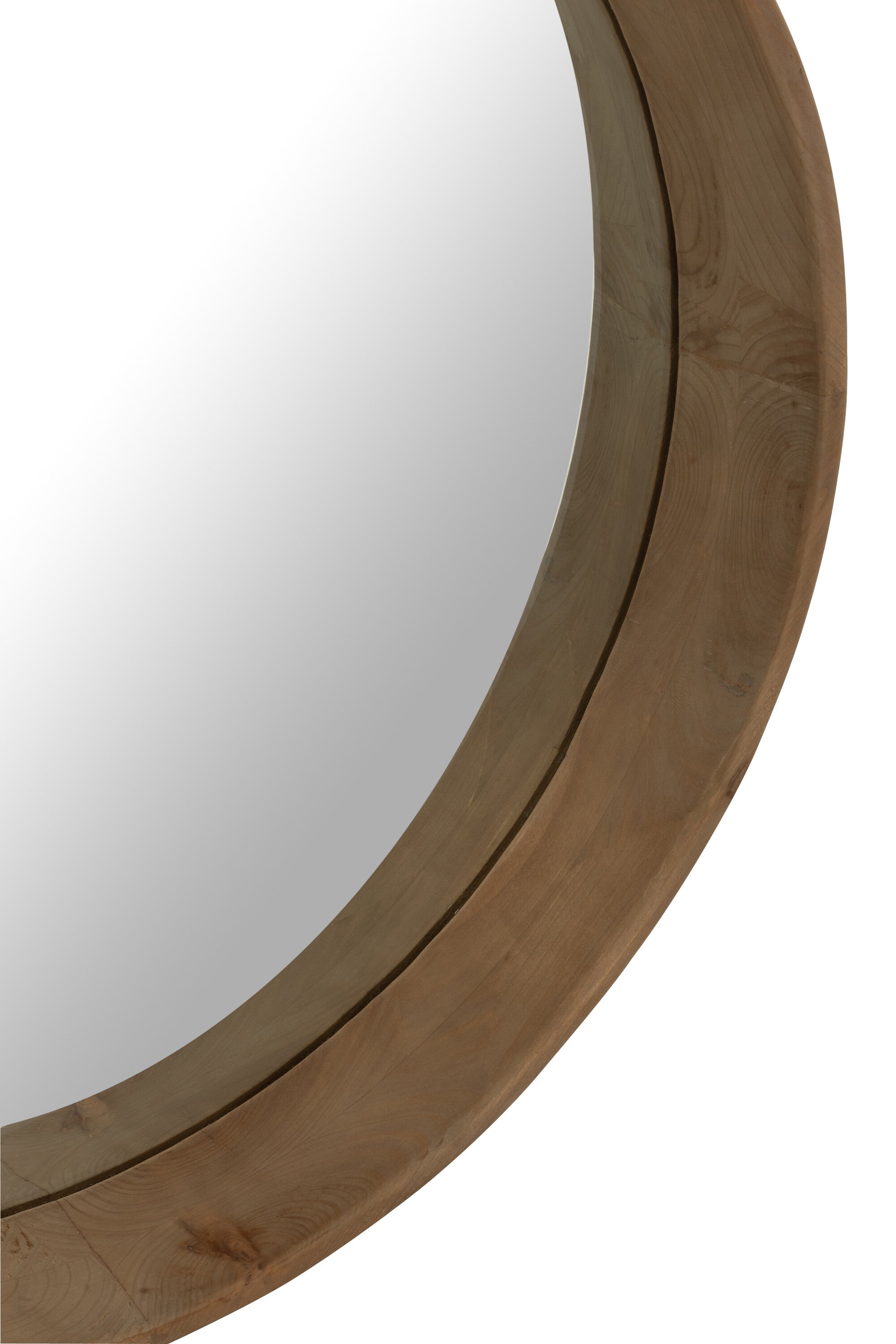 J-Line wandspiegel - hout - lichtbeige - small