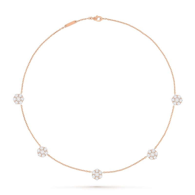 Replicate Fleurette necklace, 5 flowers(1:1 replica) - Original Replica Club