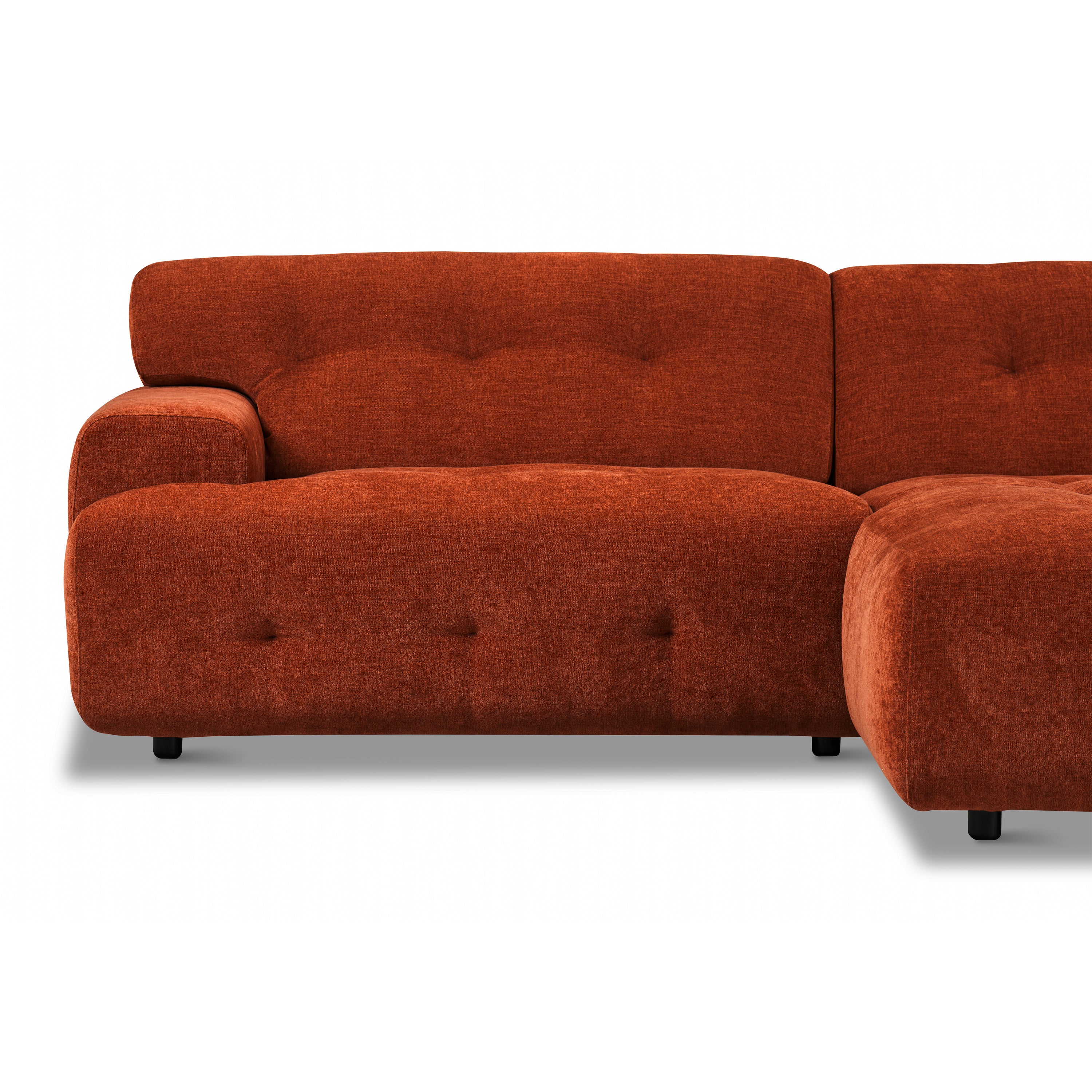 Blokker Ruby Hoekbank met Chaise Longue Rechts - Terra