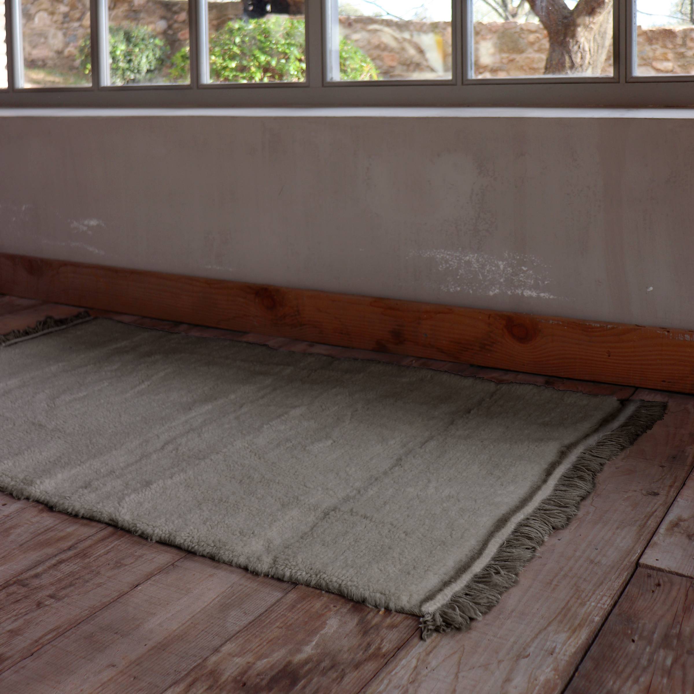 Lorena Canals Steppe Vloerkleed 80 x 140 cm - Sheep Grey