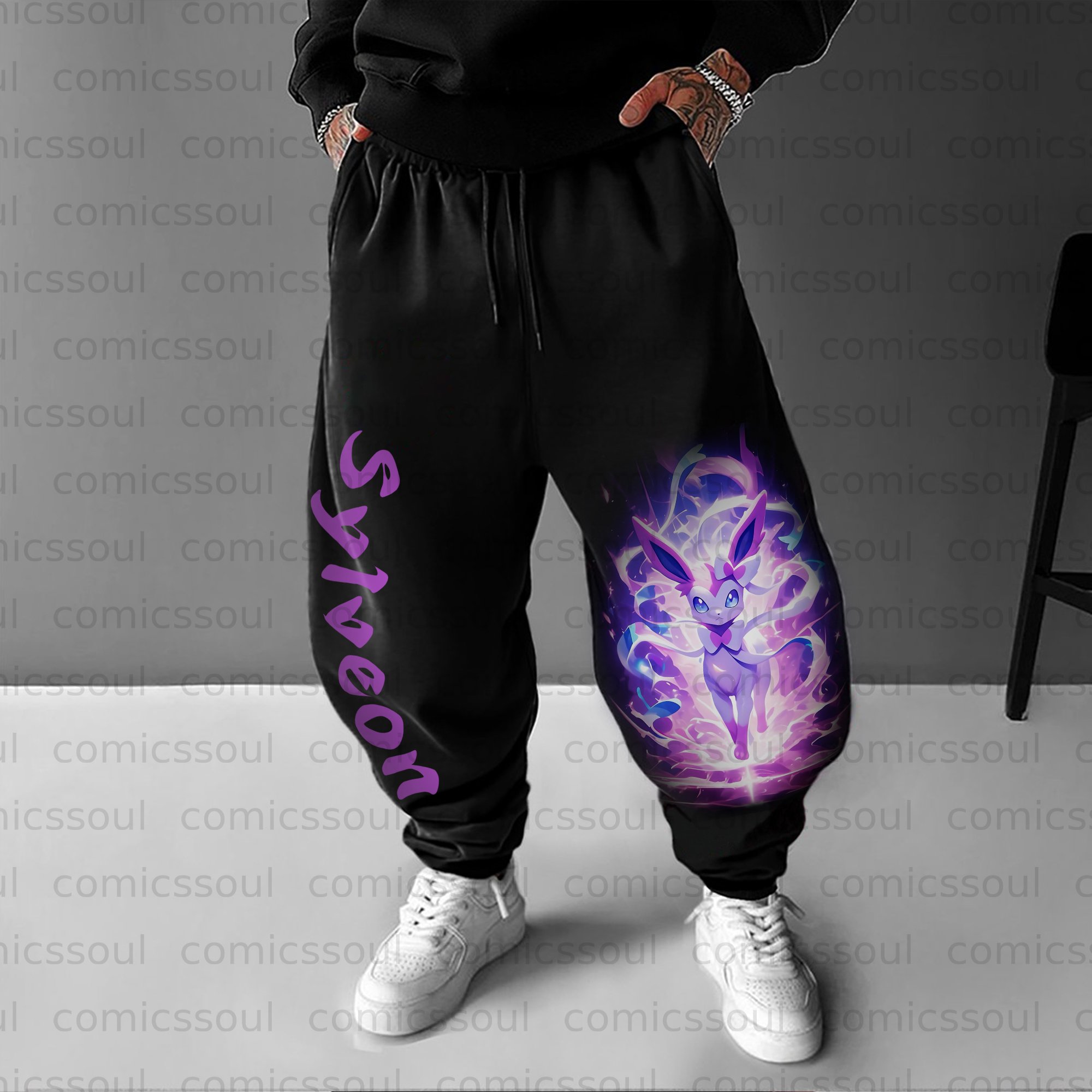 Unisex Anime Inspired Vintage Pants