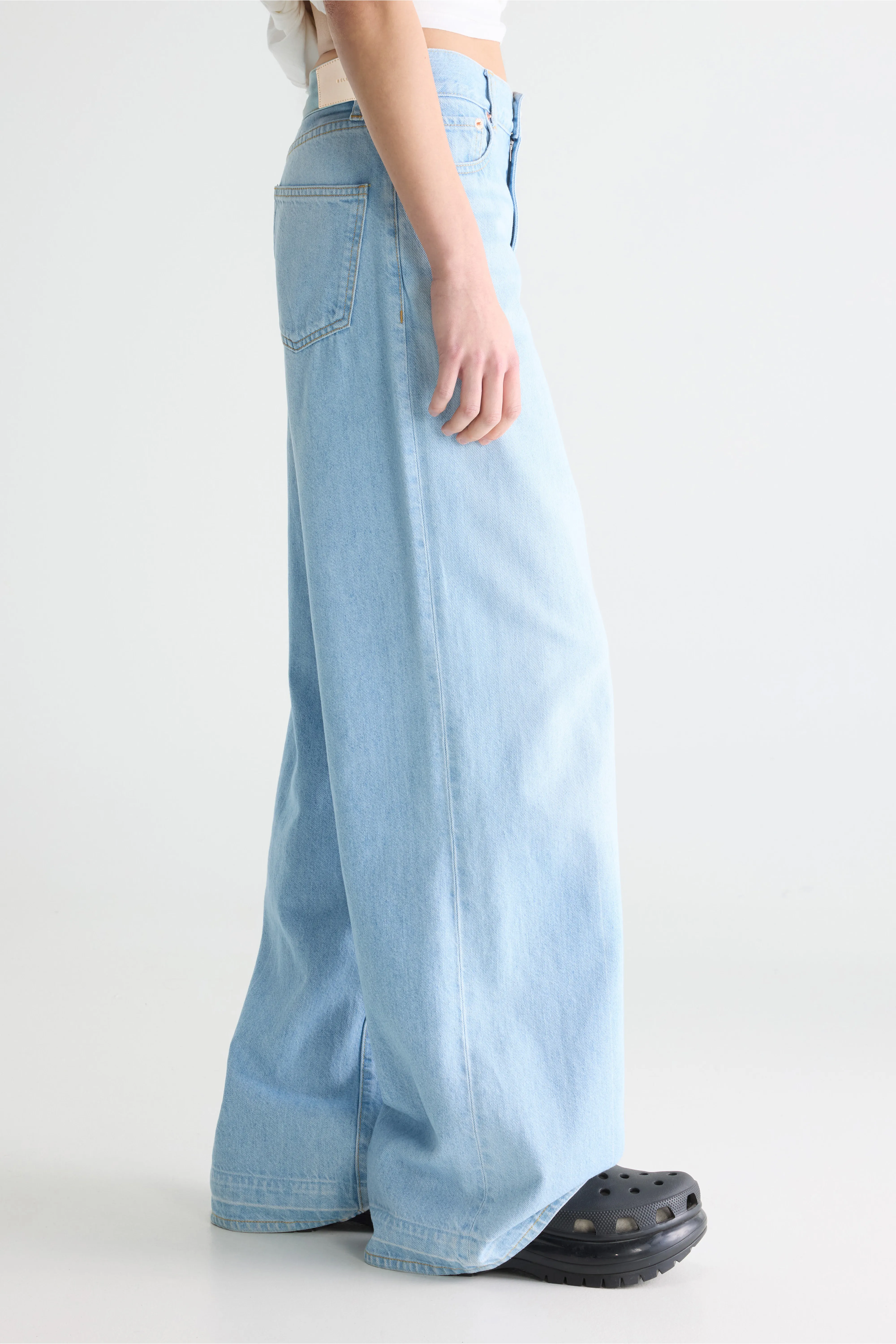 Bellerose Denim N. 64 - Wide light blue jeans (242 / W / VINTAGE LT BLUE)