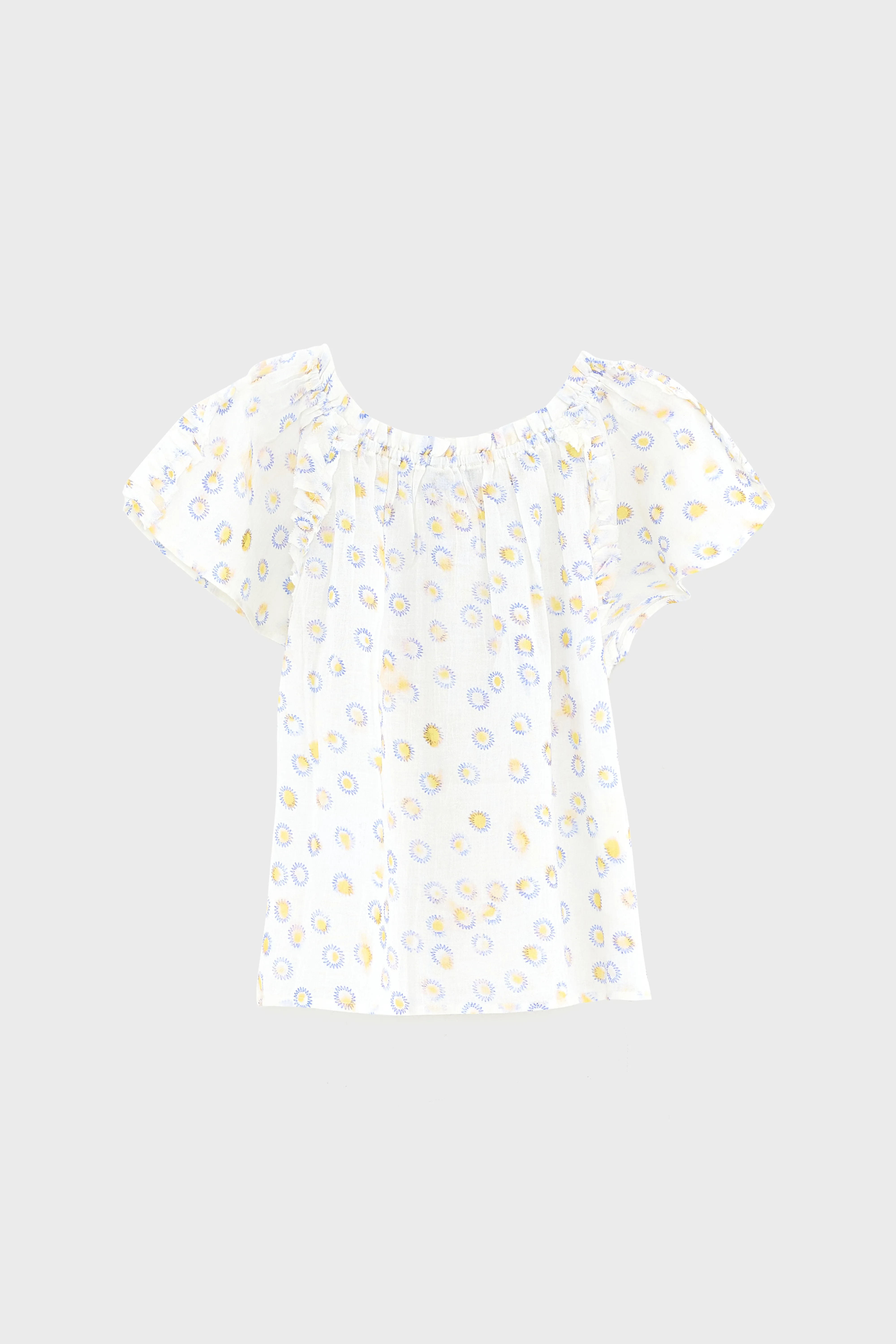Bellerose Hiera cropped blouse (261 / G / COMBO A)