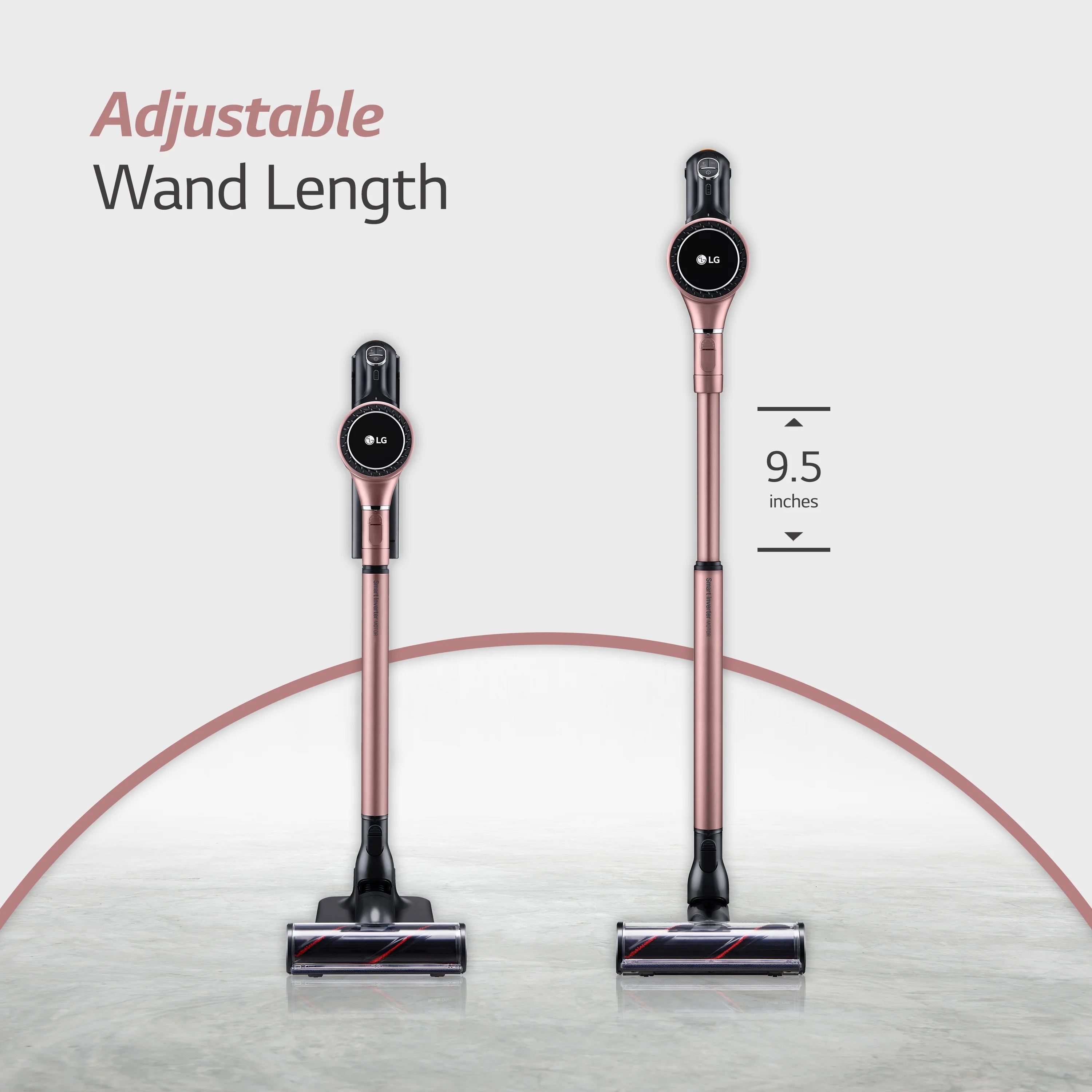 LG Cord Zero A9 Cordless Stick Vacuum - A912PM, Lightweight, Powerful Suction, Pet Hair, Hard Floor, Carpet, HEPA Filter, Self-Cleaning Brushroll, LED Headlights, Rechargeable, Multi-Surface - Image 11
