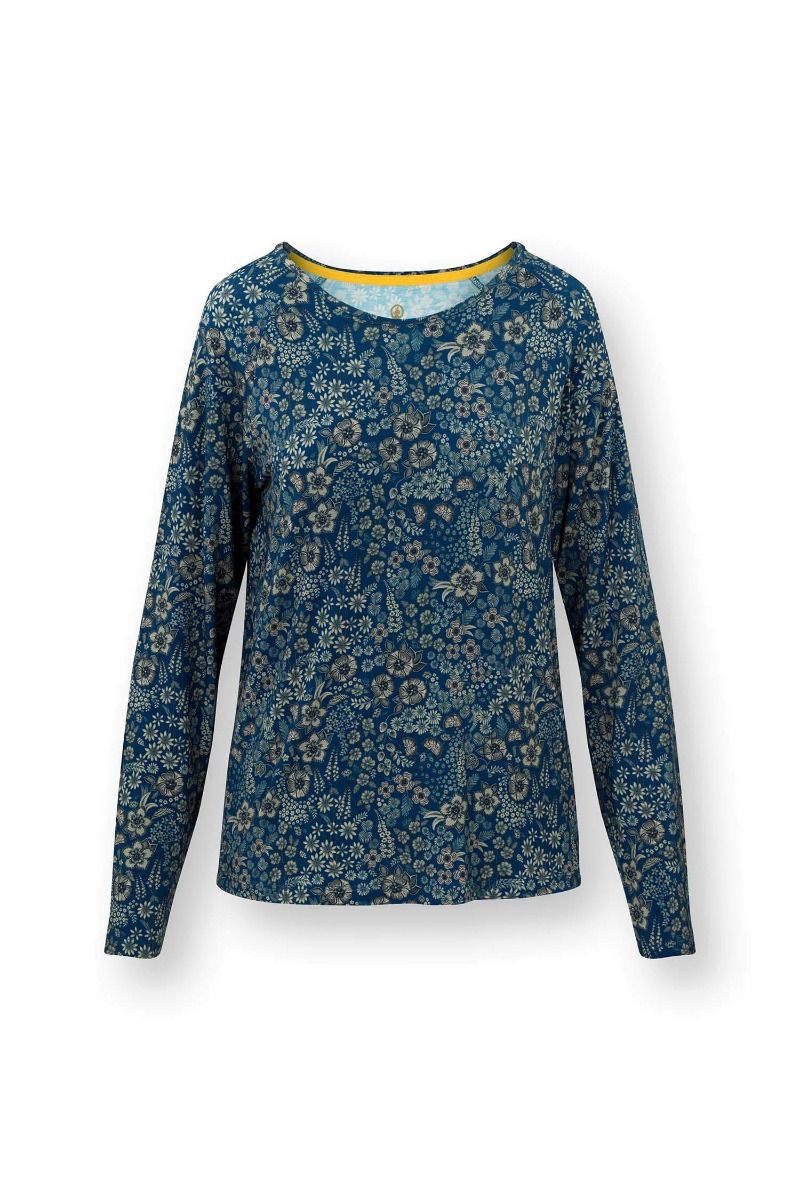 Tina Long Sleeve Top Daisy Dreams Blue