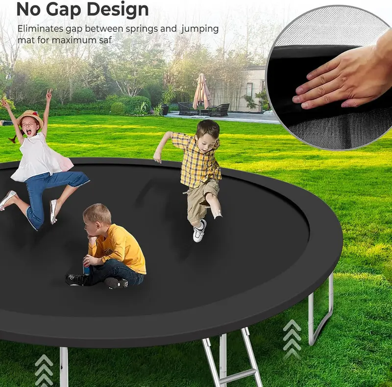 Trampoline With Enclosure Net And Adjustable Basketball Hoop - 8ft, 10ft, 12ft, 14ft, 15ft, 16ft - Image 53 Trampoline With Enclosure Net And Adjustable Basketball Hoop - 8ft, 10ft, 12ft, 14ft, 15ft, 16ft - Image 53