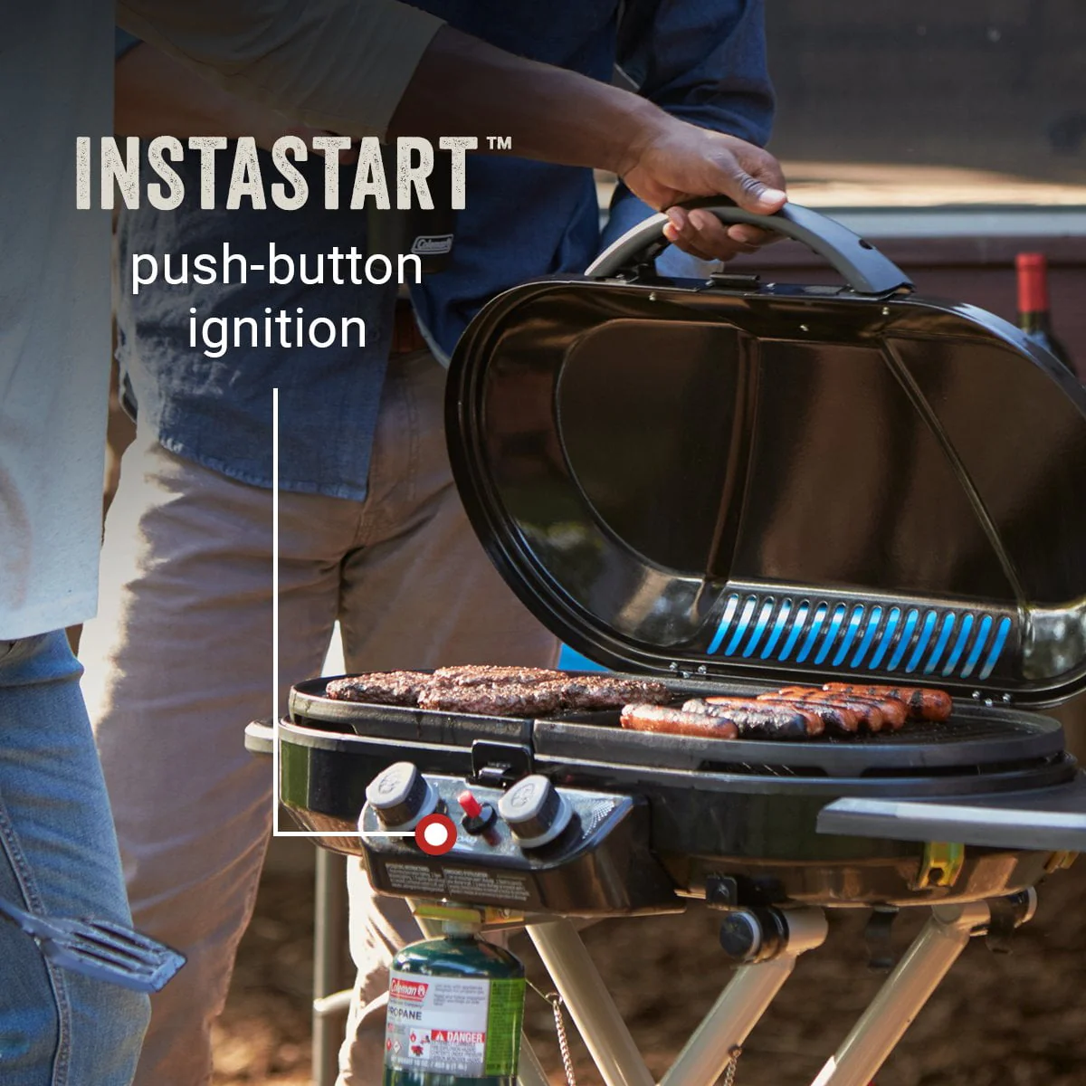 Coleman RoadTrip X-Cursion 2 Burner Propane Gas Portable Grill - Image 7