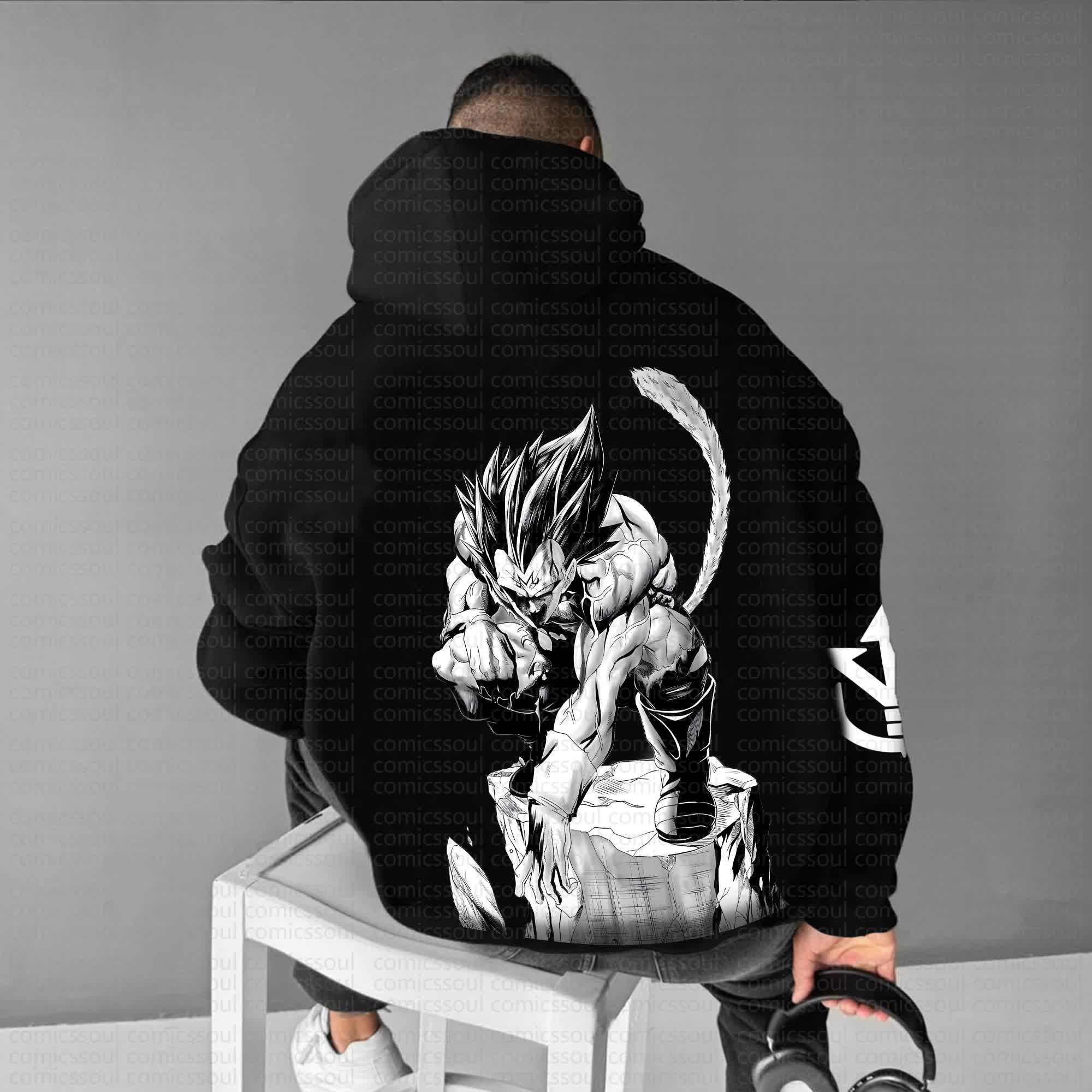 Unisex “Comicssoul” Anime Graphic Streetwear Vintage Hoodie