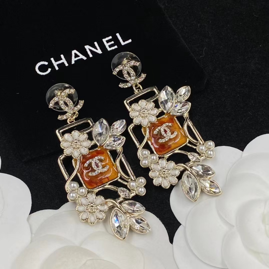 Chanel Vintage Blooming Flowers Earrings - Original Replica Club