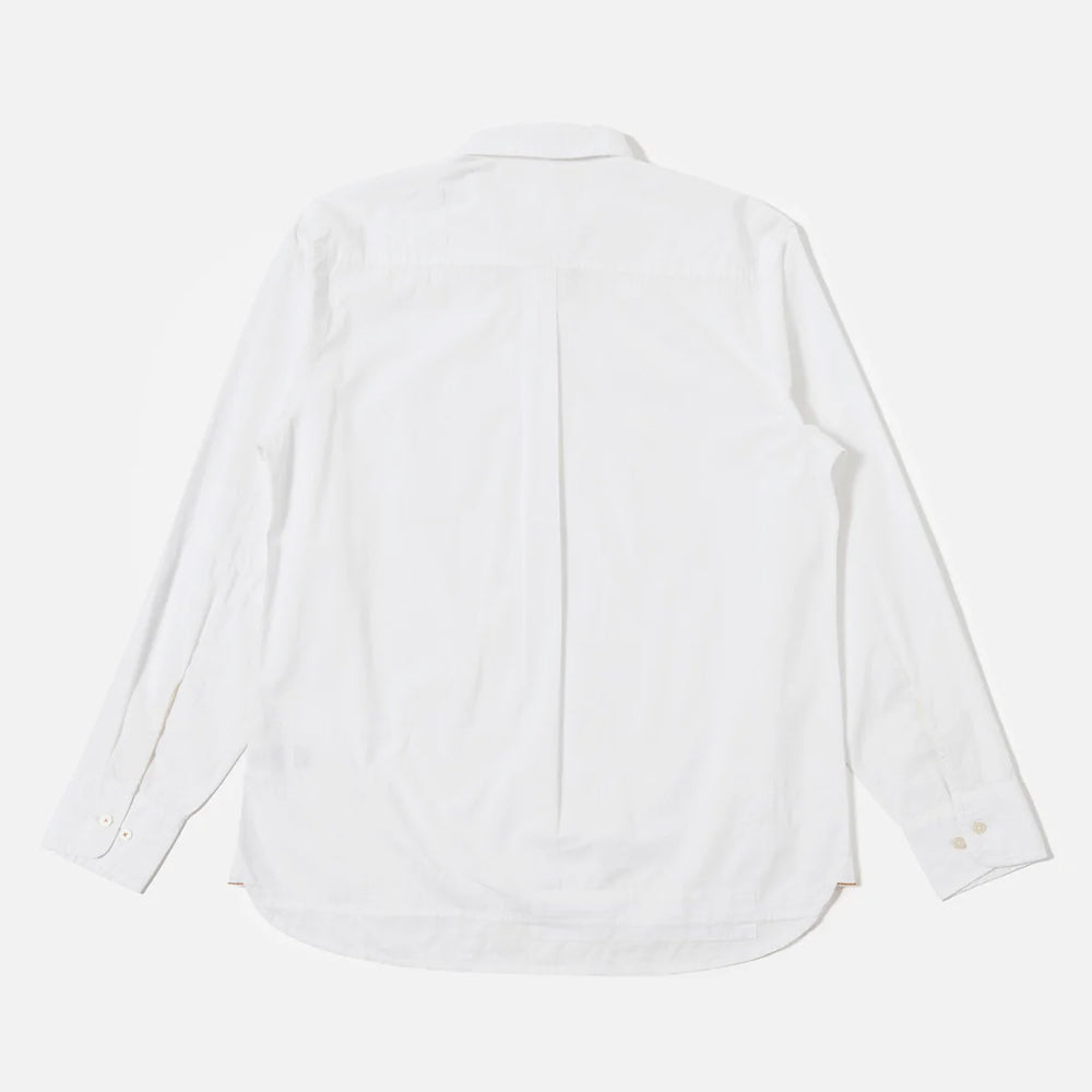 Universal Works - Chemise Patched Lazy Day - Blanc