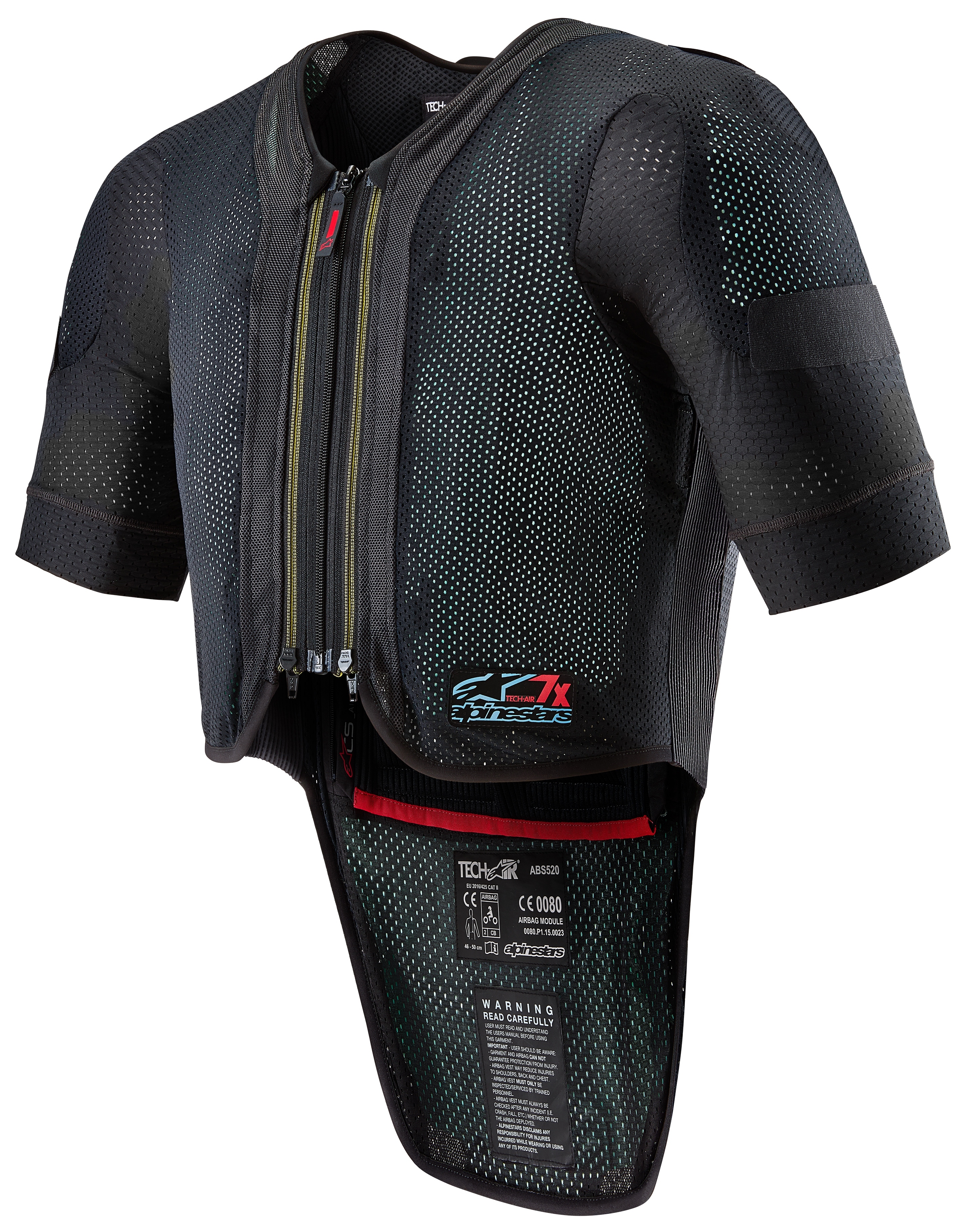 SportsBikeShop Alpinestars Tech-Air 7X Airbag System Black/Red / XL [Open Box]