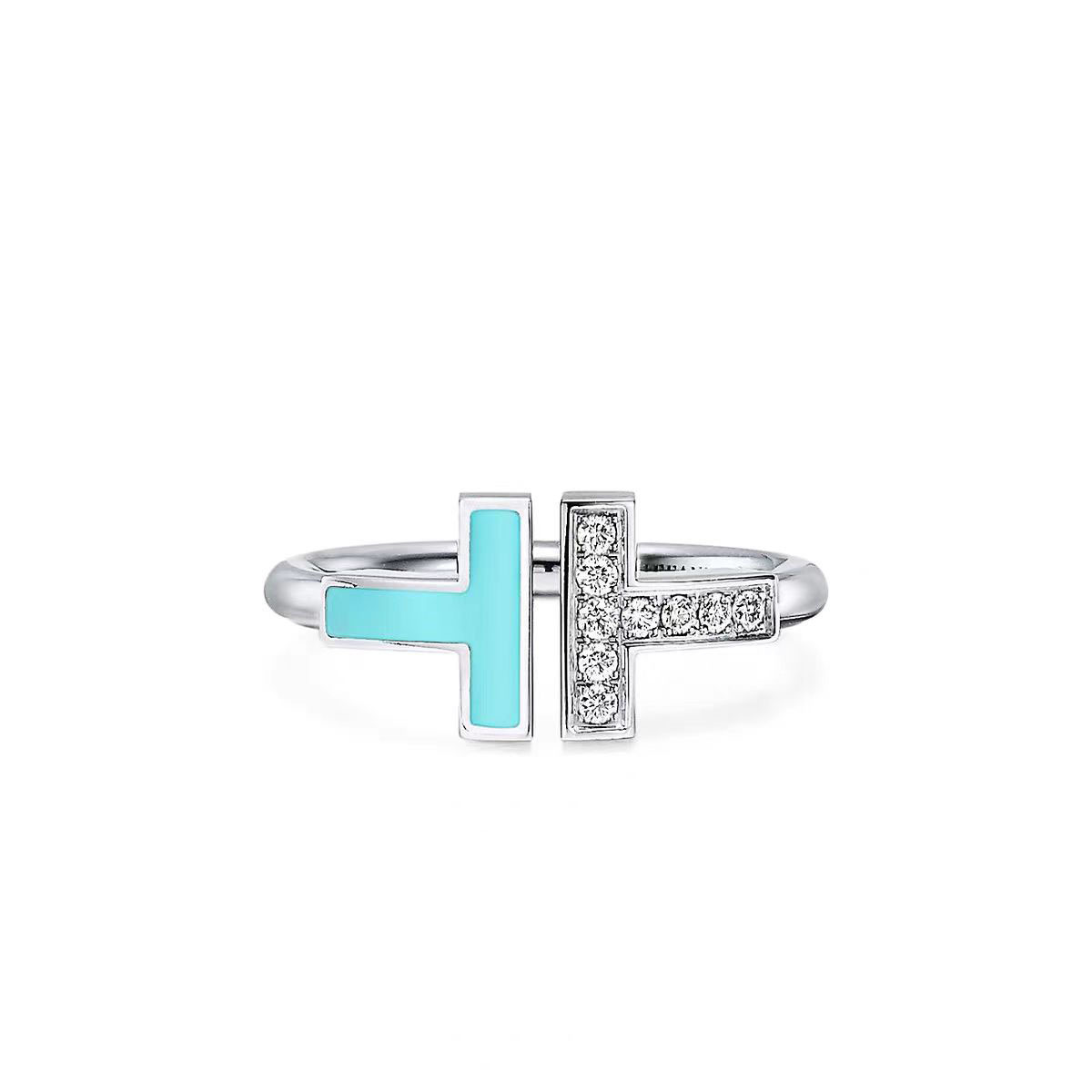Tiffany Doube T Rings - Original Replica Club