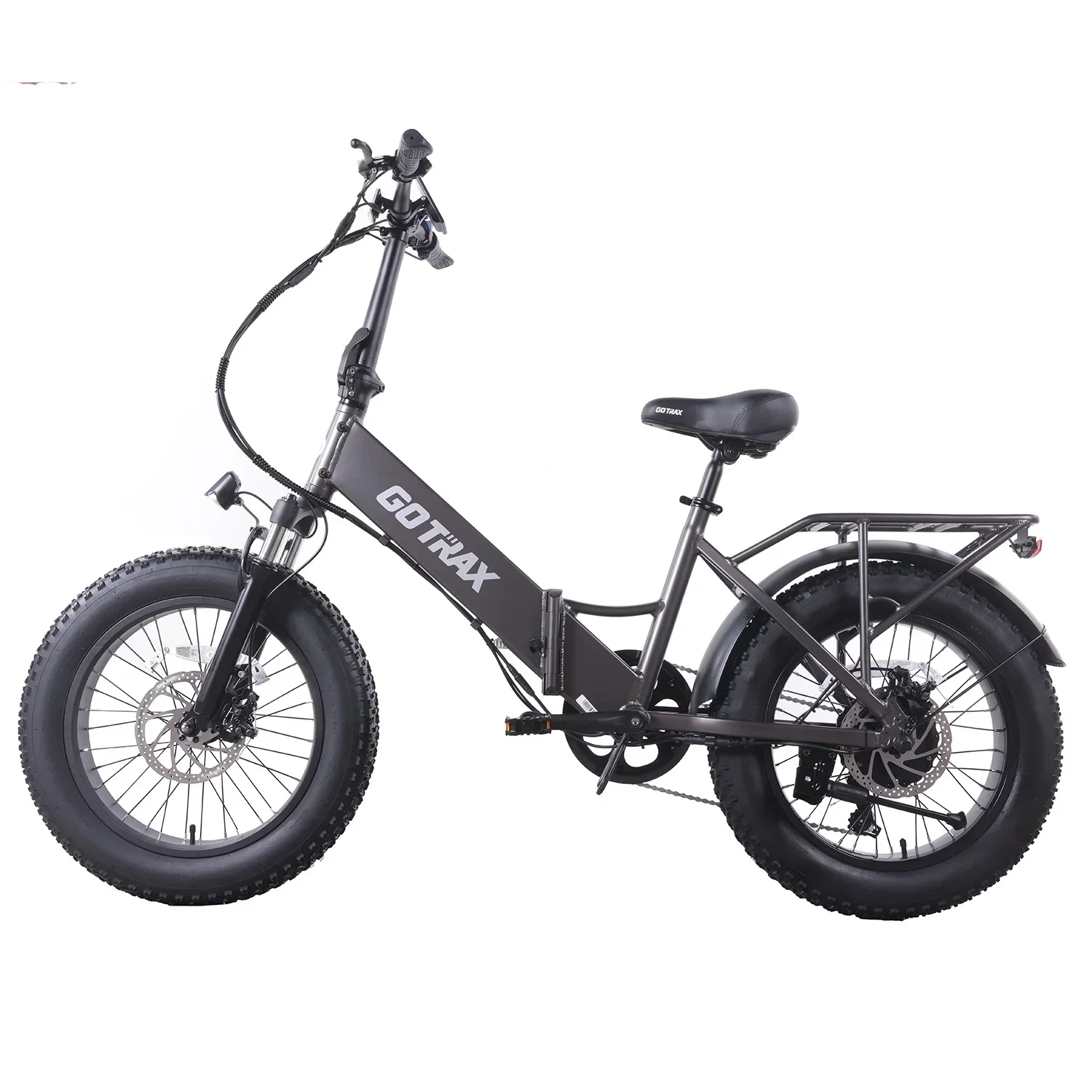 GOTRAX F3 500W Folding Fat Tire Electric Bike, 20in x 4in Tires, 20 MPH, 60 Mile Range - F3 - Image 2 GOTRAX F3 500W Folding Fat Tire Electric Bike, 20in x 4in Tires, 20 MPH, 60 Mile Range - F3 - Image 2