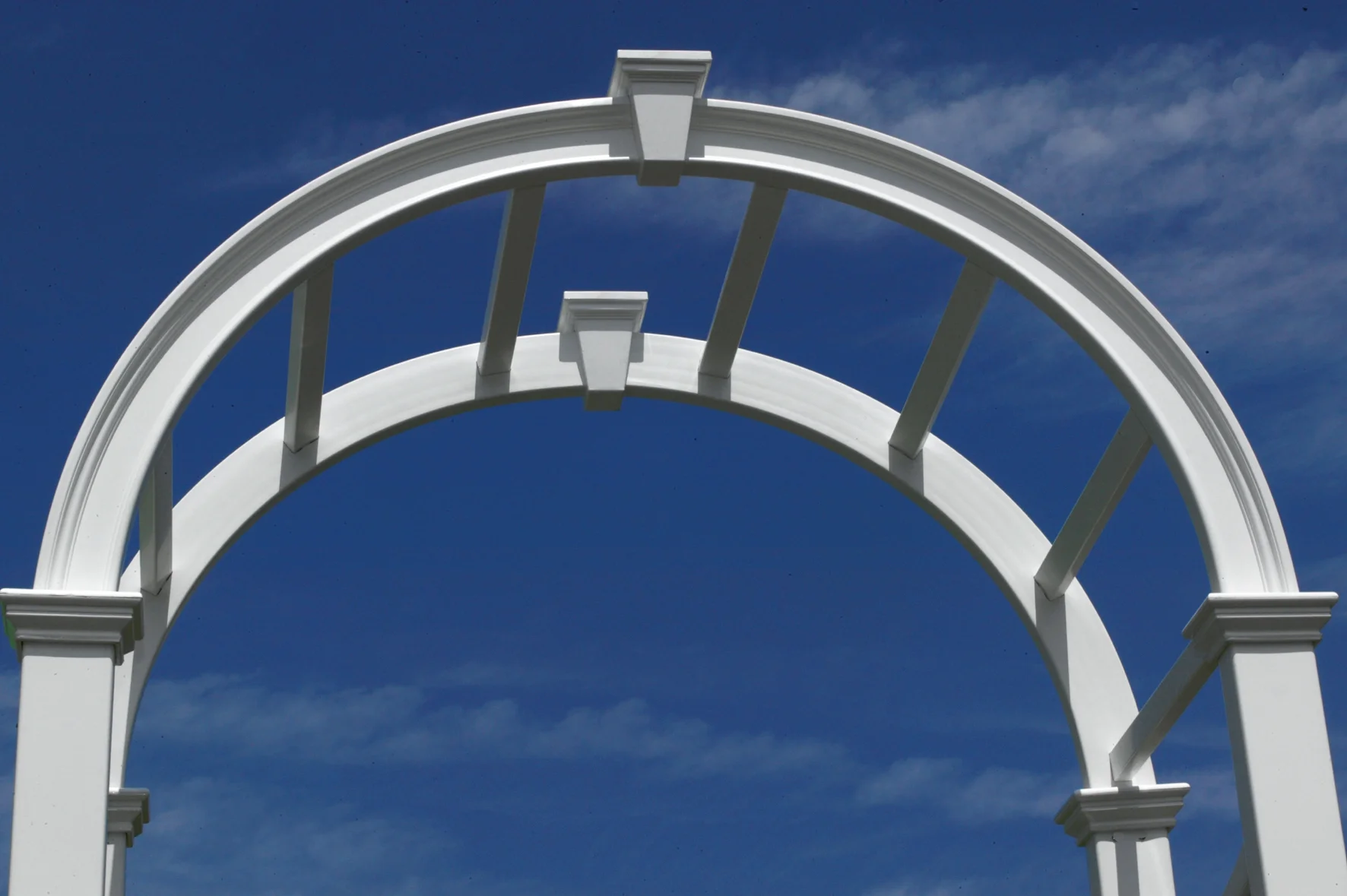 Vita 49" L x 24" W x 91.6" H Vienna Classic Vinyl Arbor, White, VA68144 - image 7