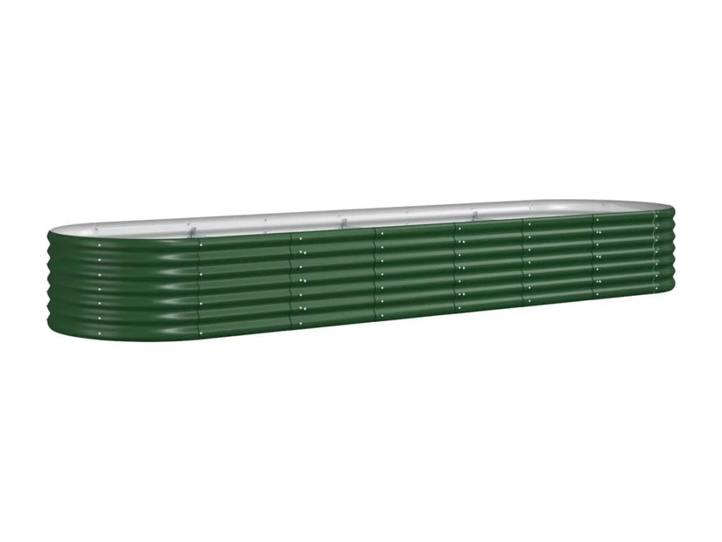 Decoratodo acero recubrimiento polvo verde 296x80x36 cm