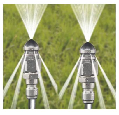 Millie 2(sets) Pressure Washer Sewer Jetter Nozzle with 1/4'' Quickly connector,pressure Drain Jet Hose Nozzle