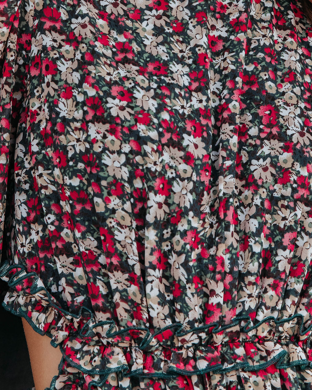 Falling For Me Floral Cutout Maxi Dress - Se7enfashion