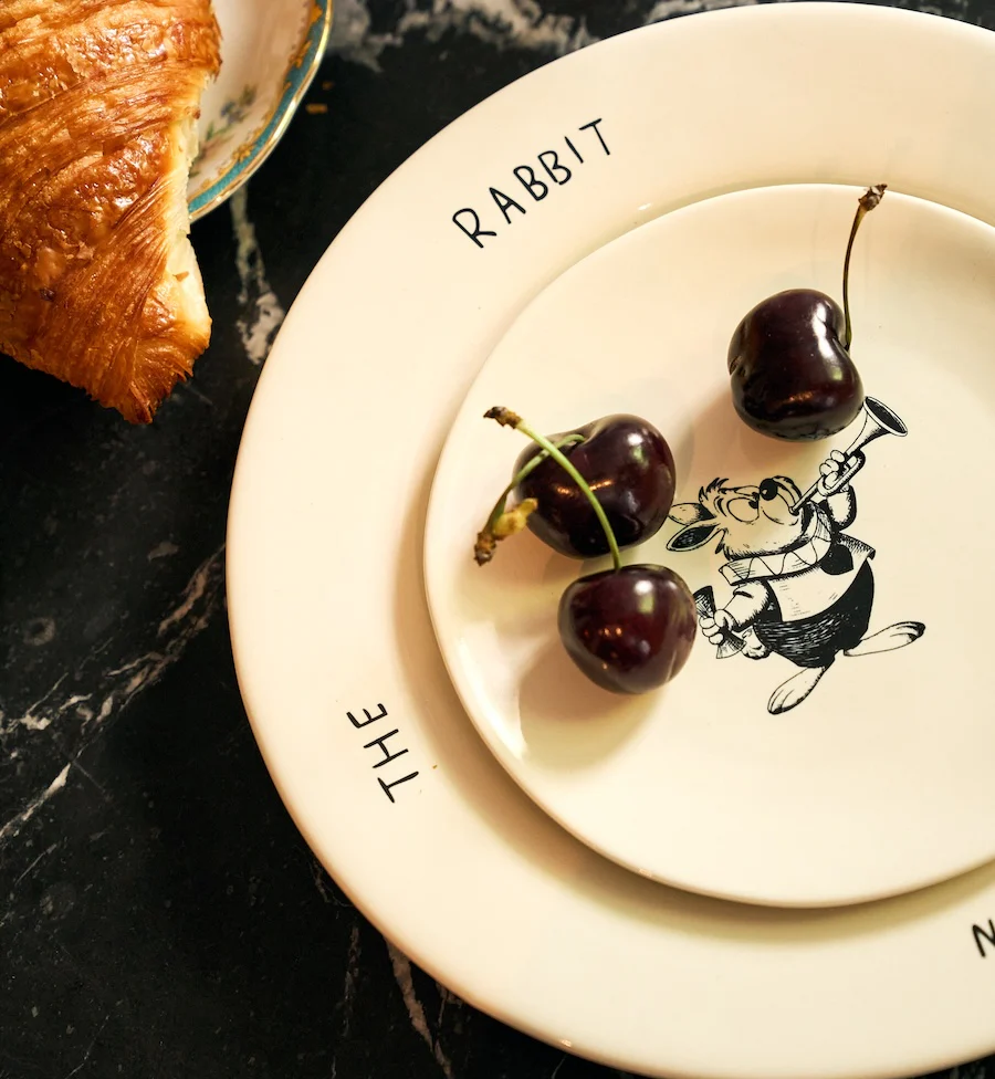Down the Rabbit Hole Breakfast Plate