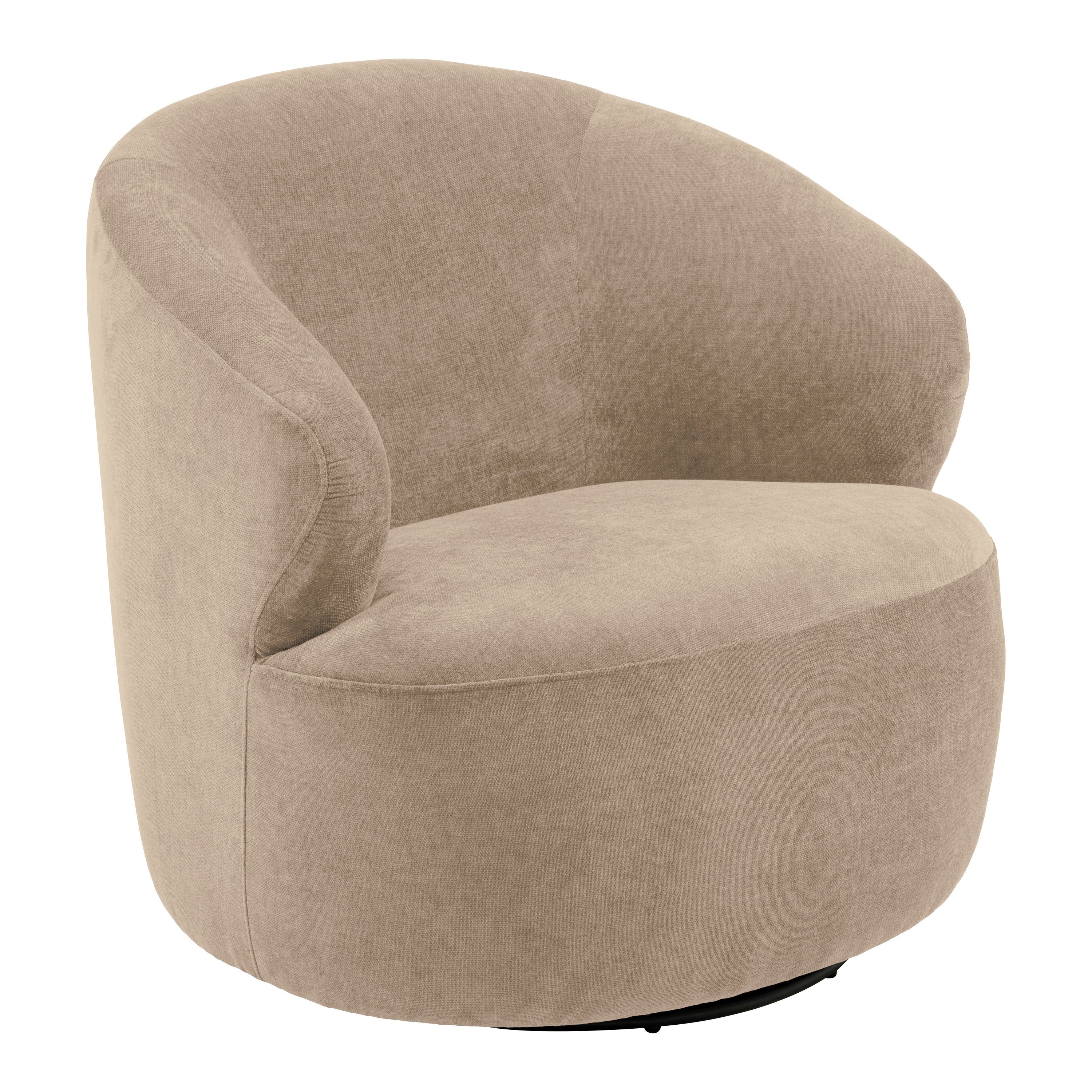 Blokker Hug Draaibare Fauteuil - Chenille - Cappuccino