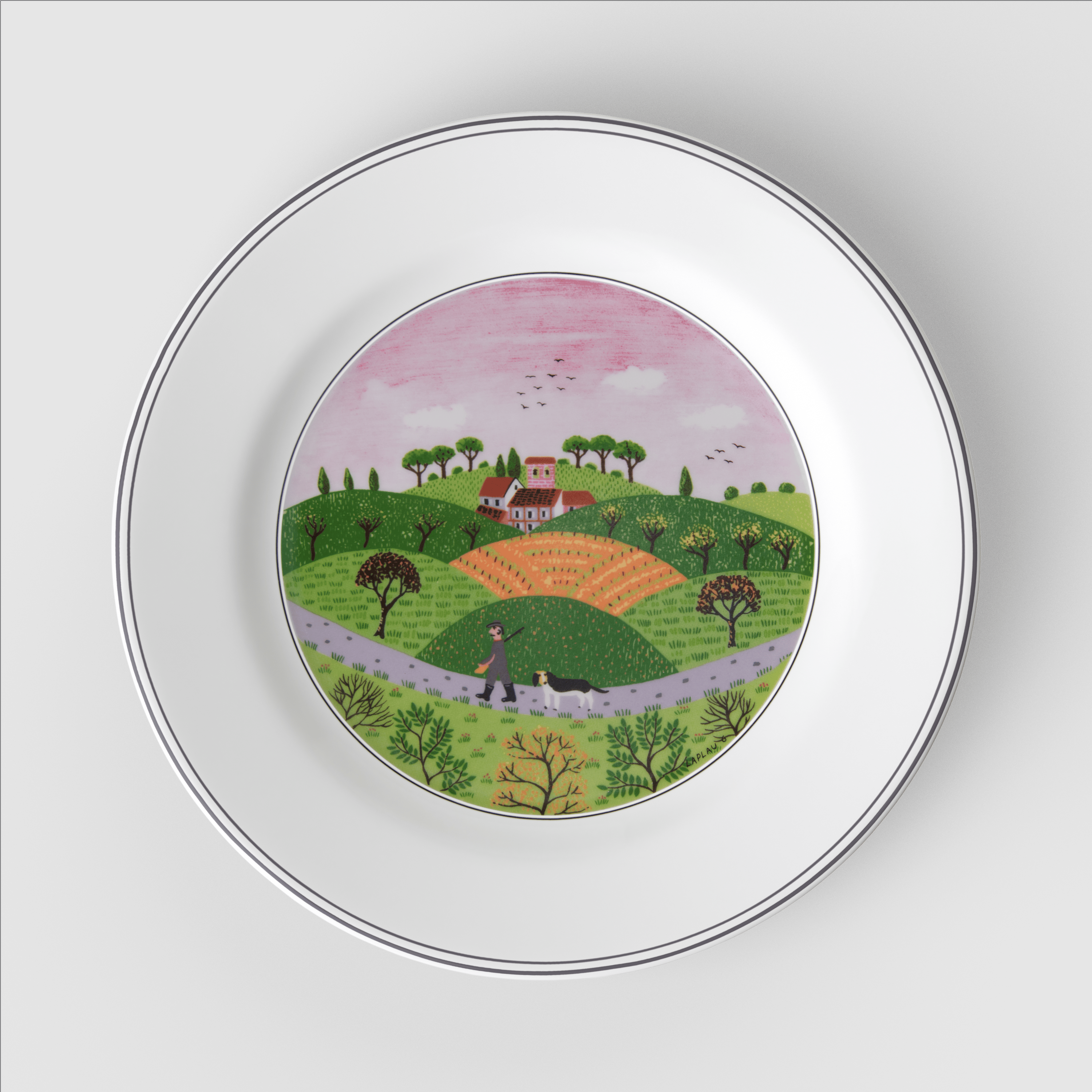 Villeroy & Boch Design Naif Salad/ Dessert Plate
