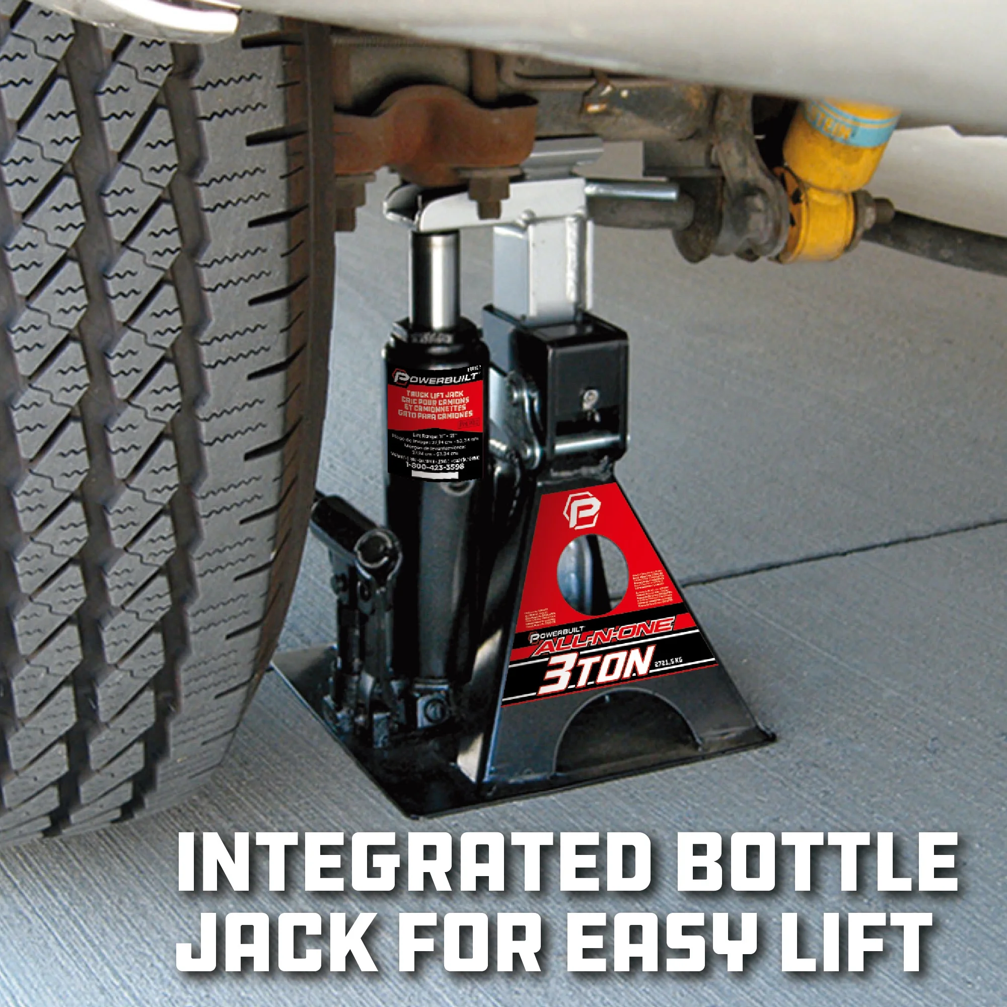 Powerbuilt 3 Ton All in One Truck Lift Jack - 640912 - Image 4