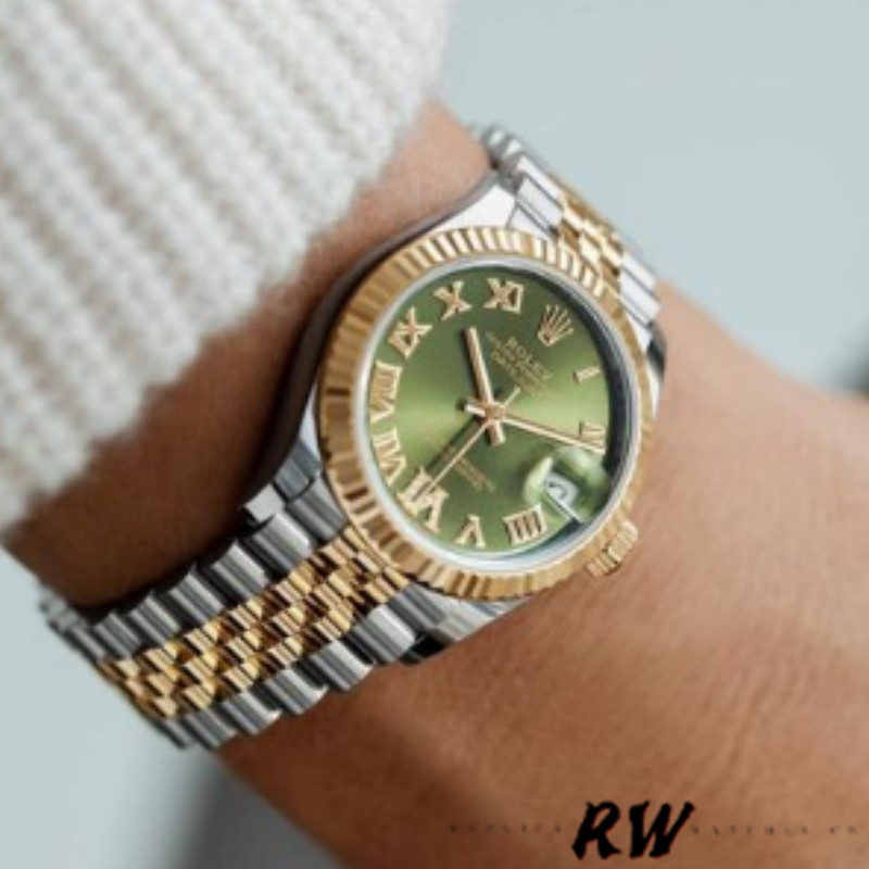 Rolex Datejust 126233 Olive Green Dial 36MM Unisex Replica Watch