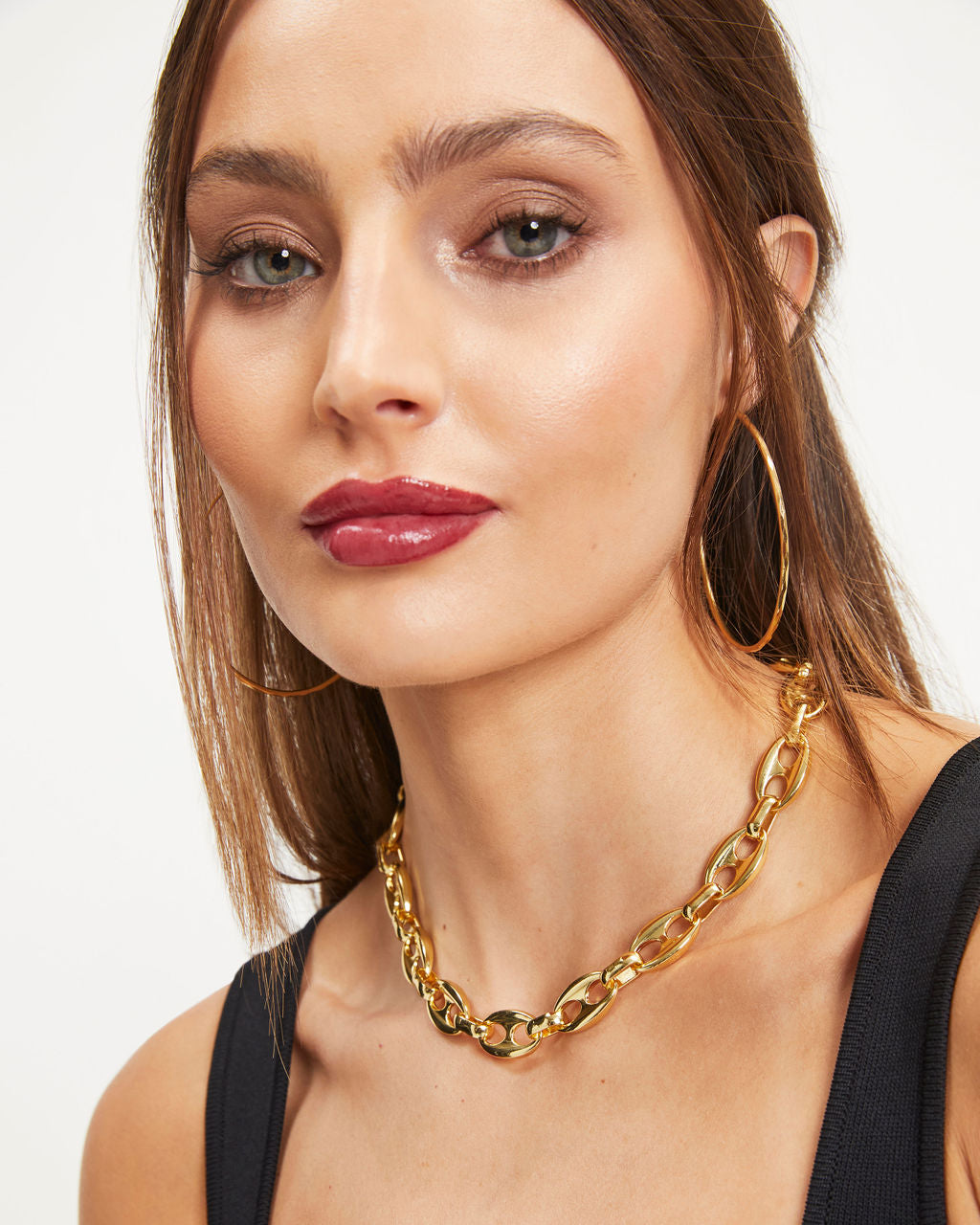Let's Link Up Chain Necklace - Gold - Se7enfashion