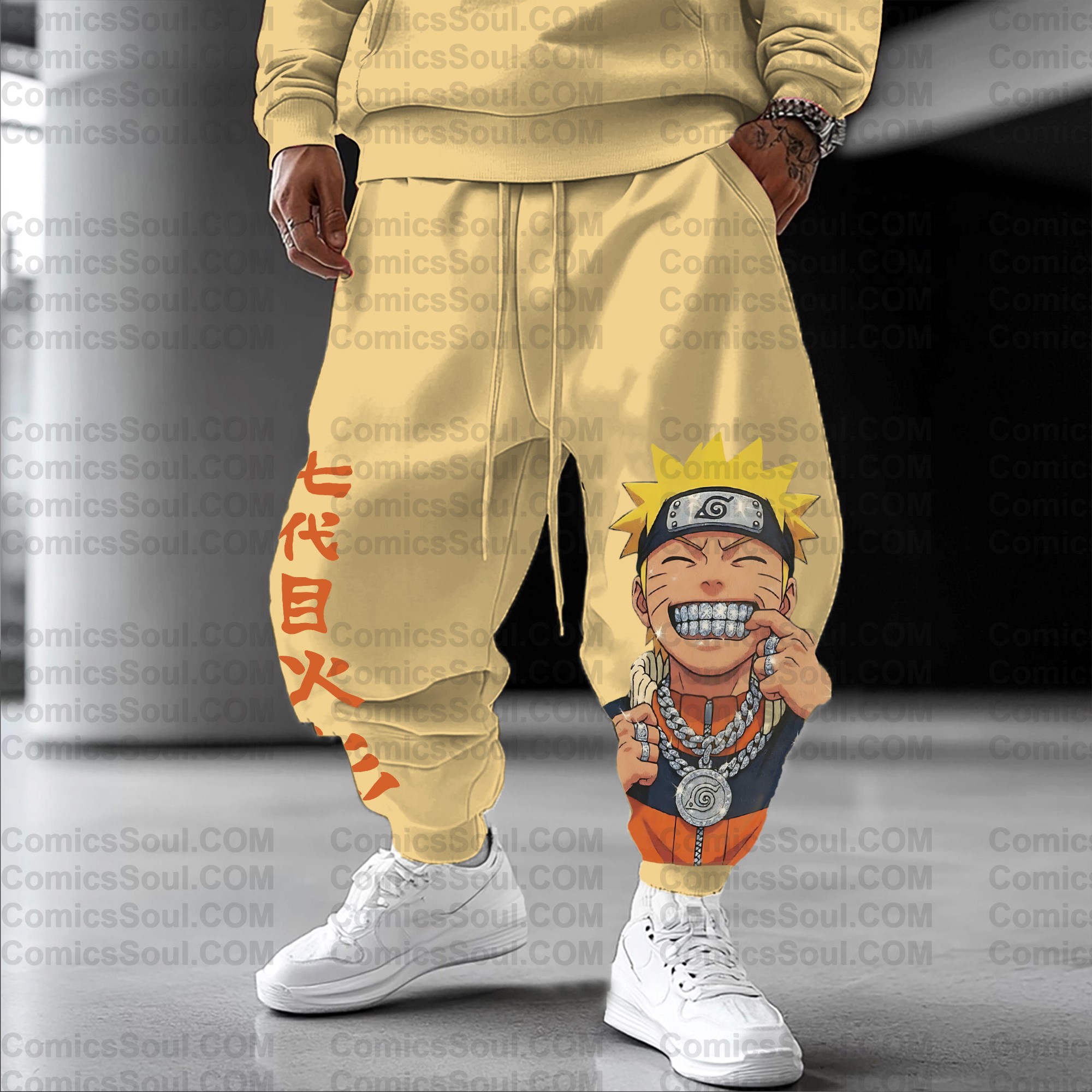 Unisex Anime Inspired Vintage Plush Pants