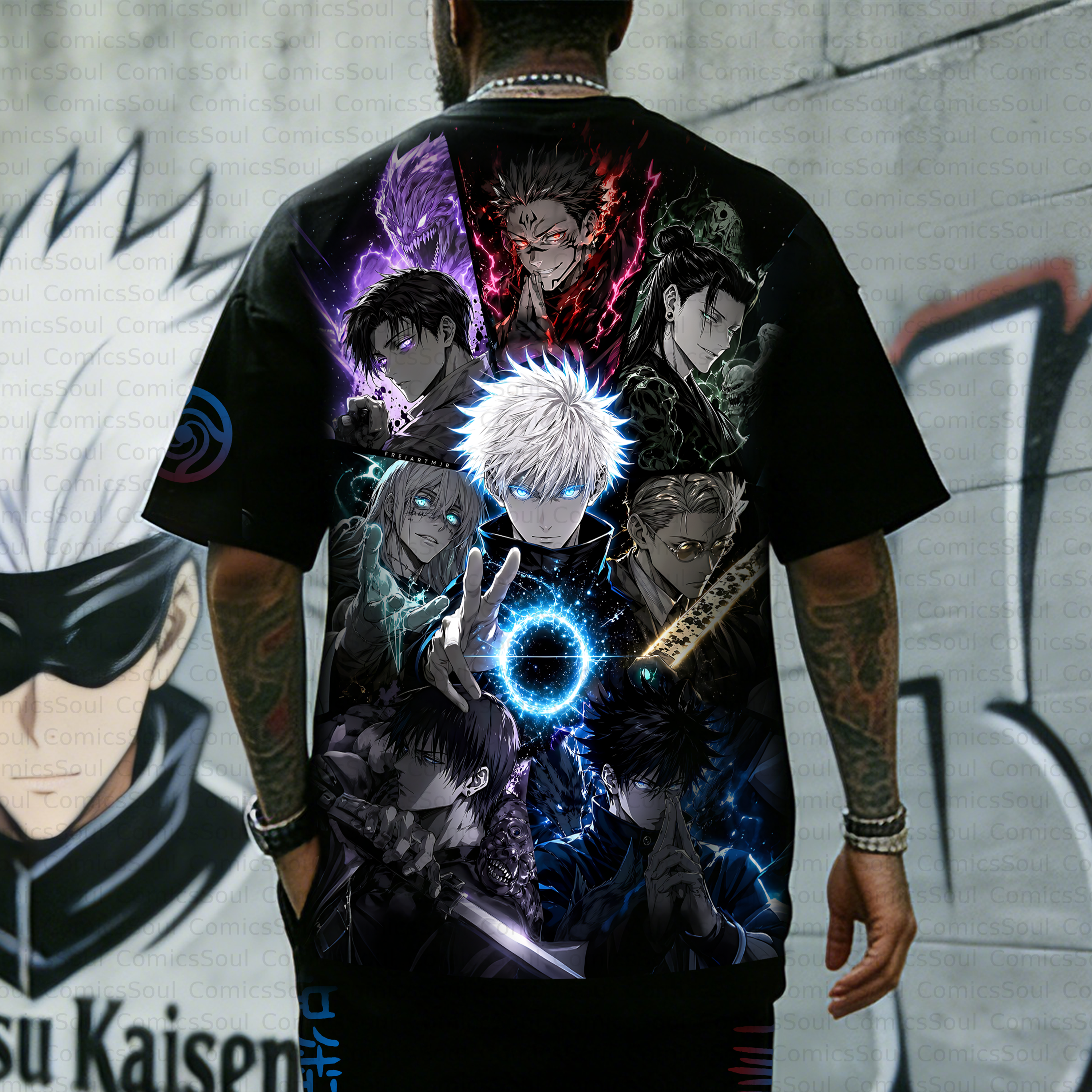 Unisex Anime Inspired Vintage T-Shirt
