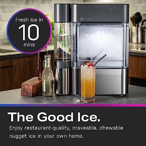 GE Profile Opal 2.0 XL with 1 Gallon Tank Chewable Crunchable Countertop Nugget Ice Maker