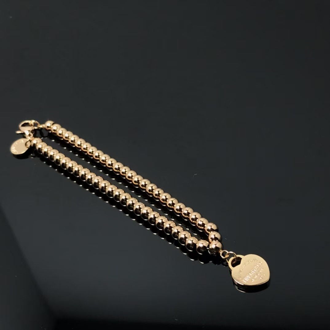 Tiffany Heart Tag Bead Bracelet - Original Replica Club