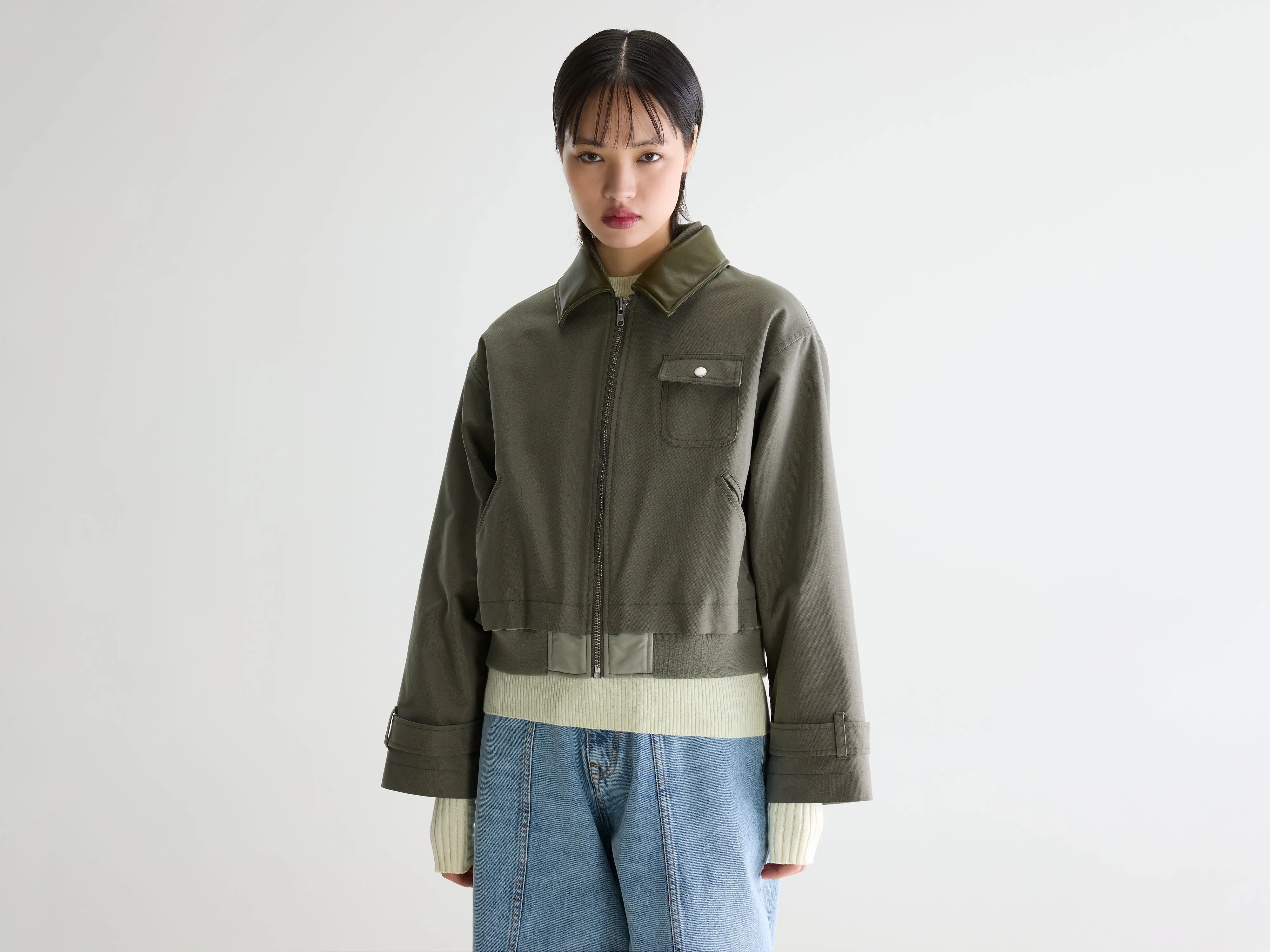 Bellerose Jenner relaxed jacket (261 / W / SAGE)