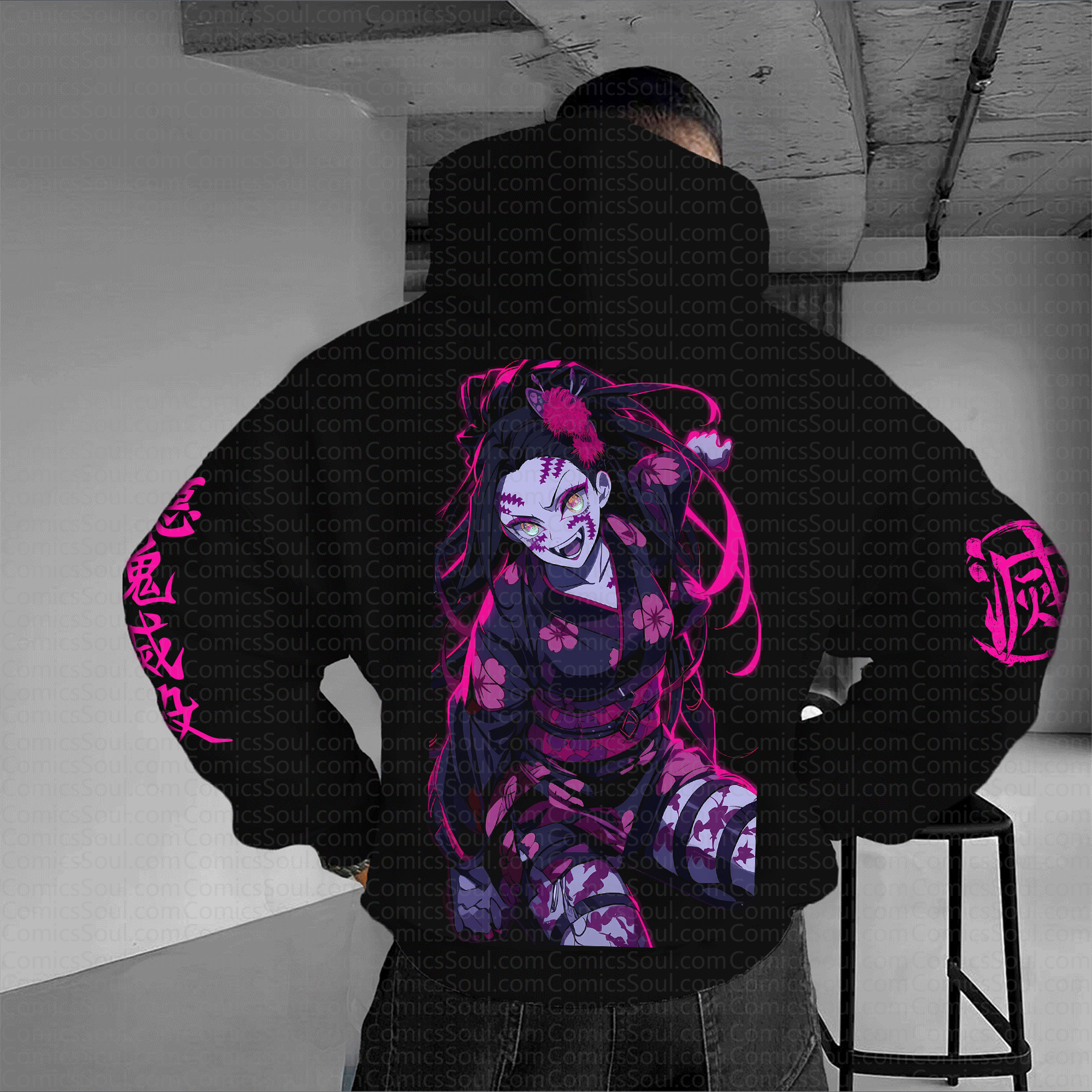 Unisex “ Comicssoul ” Graphic Streetwear Vintage Hoodie