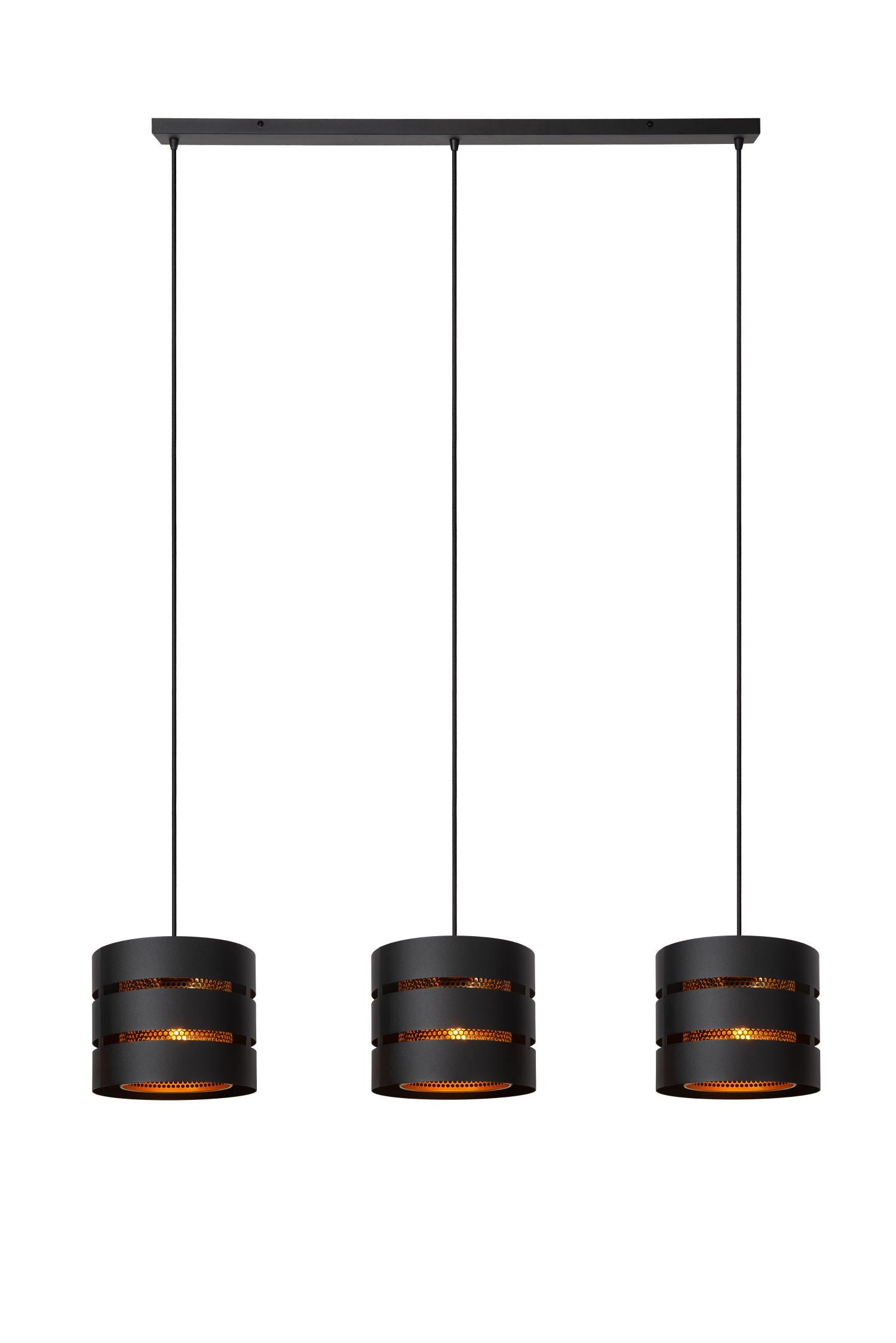 Lucide ROSAS Hanglamp - Zwart