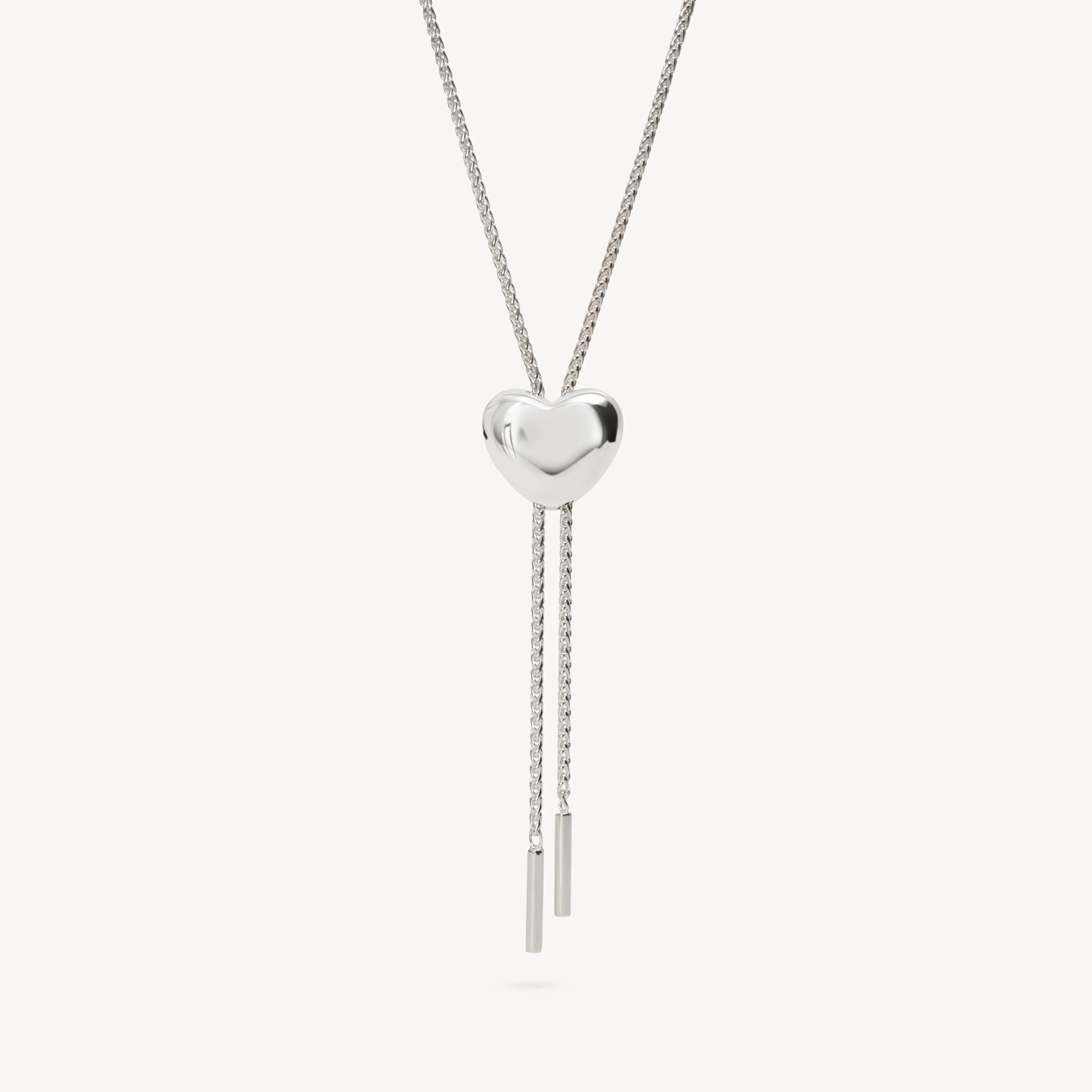 Puffy Heart Bolo Tie