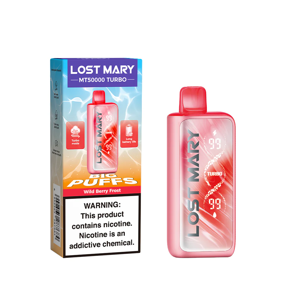 LOST MARY MT50K Turbo ladattava kertakäyttöinen sähkötupakka (kaikki maut)