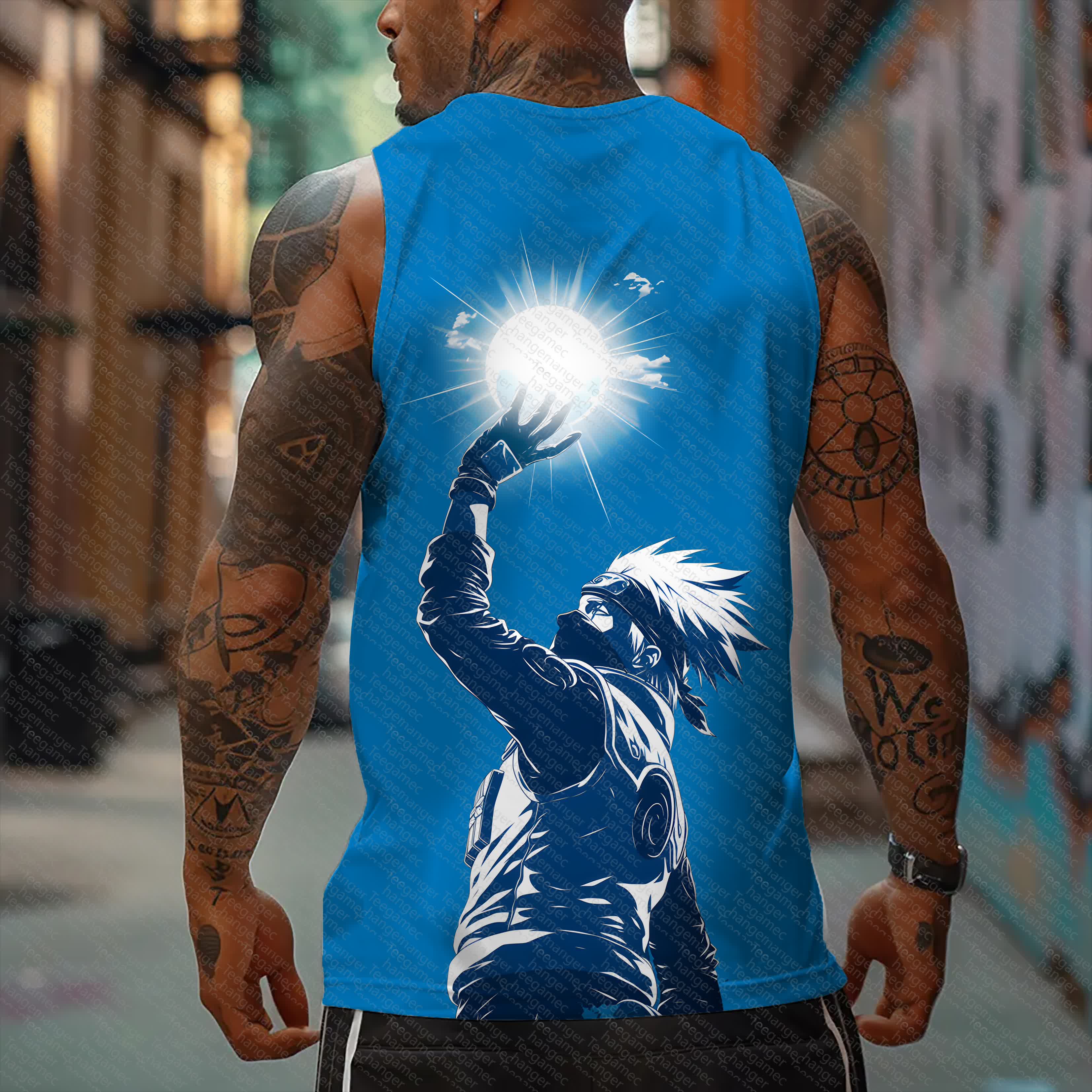 Unisex   Casual Anime  Tank Top