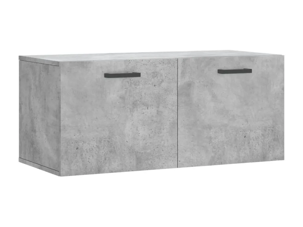 Patriciabaezcasa Armario de pared Patriciabaezcasa ingeniería gris hormigón 80x36.5x35 cm