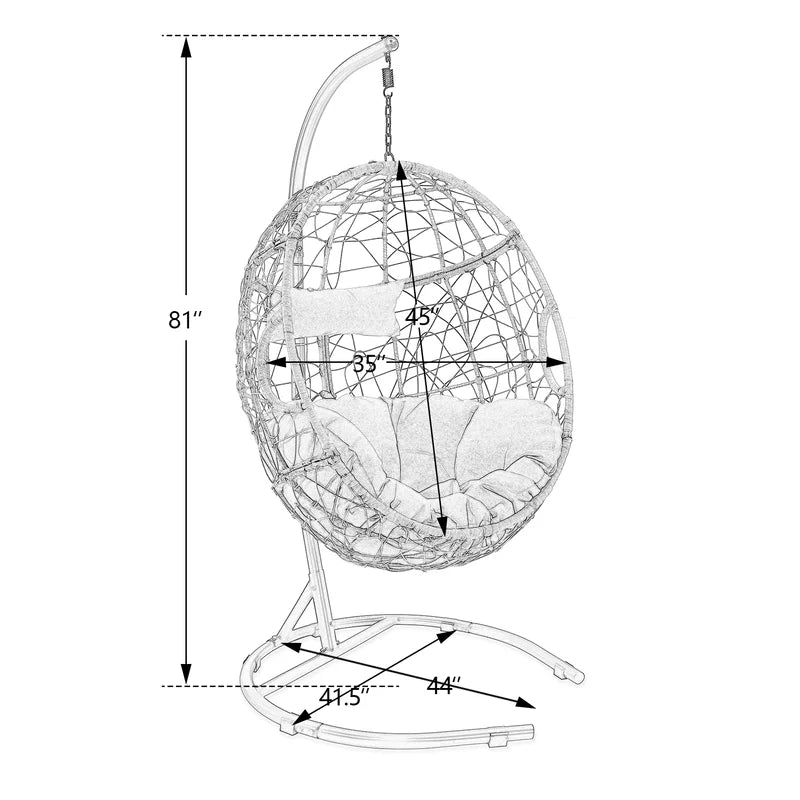 Chiquita Swing Chair with Stand