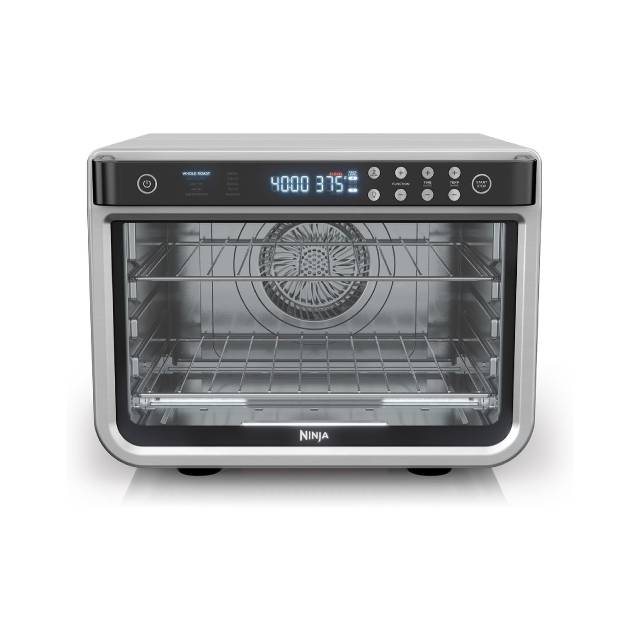 WAYFAIR Ninja DT201 Foodi 10-In-1 XL Pro Air Fry Digital Countertop Convection Toaster Oven With Dehydrate And Reheat, 1800 Watts, Stainless Steel Finish, Silver