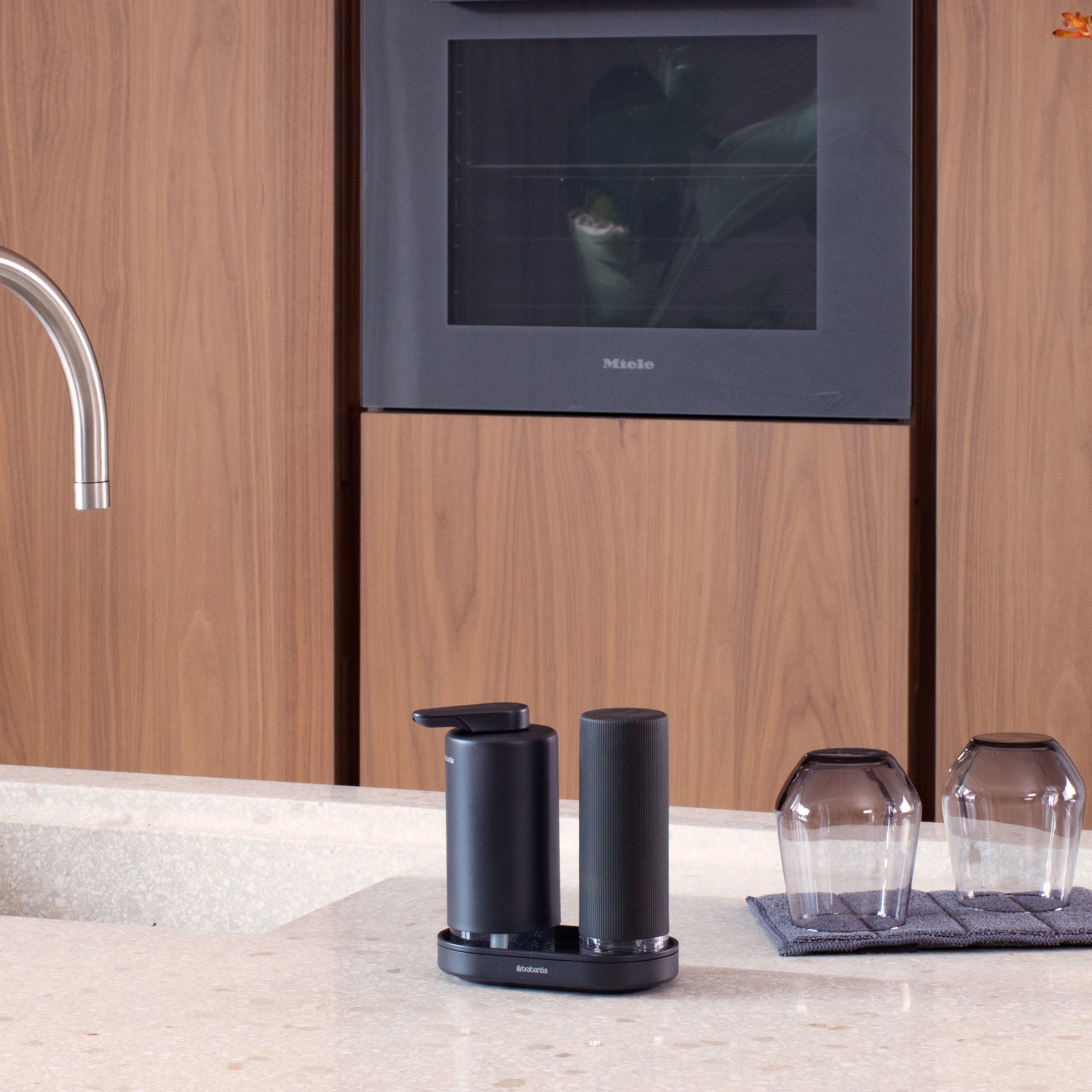 Brabantia SinkStyle Zeepdispenser Set - Mineral Infinite Grey