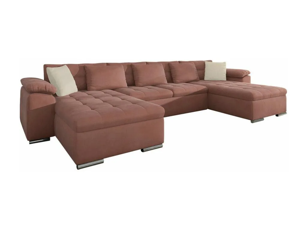 Sofá Rinconero Lluesmahome Modelo 111 Rosa con Función de Descanso de 375x155x76cm  VX3678870