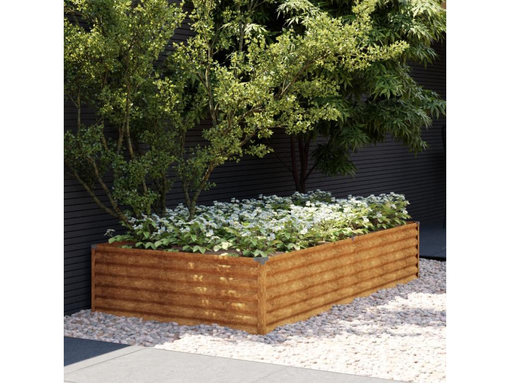 Decoratodo acero corten 195x100x36 cm