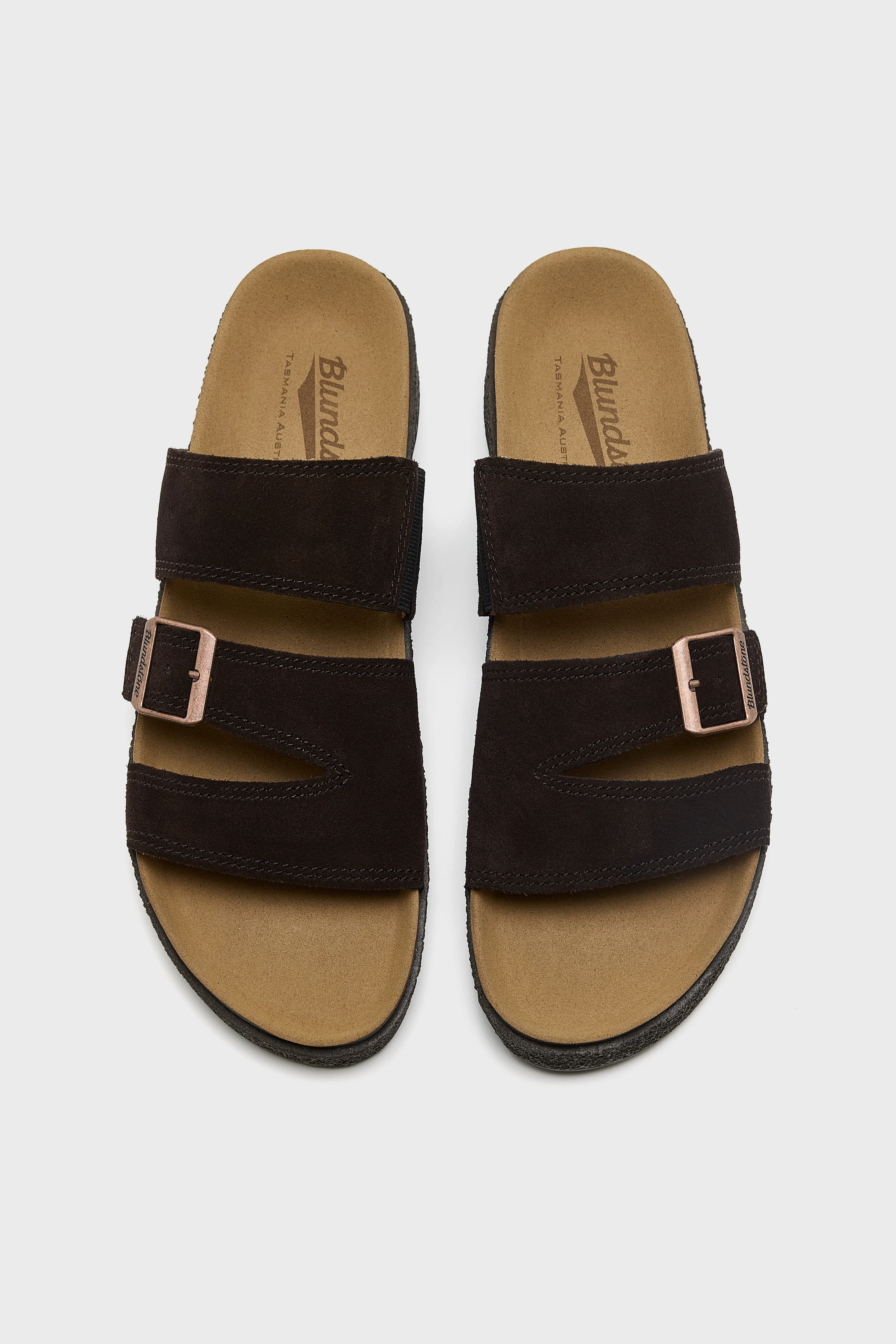 Bellerose 2696 Aerocork Clog Sandals for Women (261 / W / DARK BROWN)