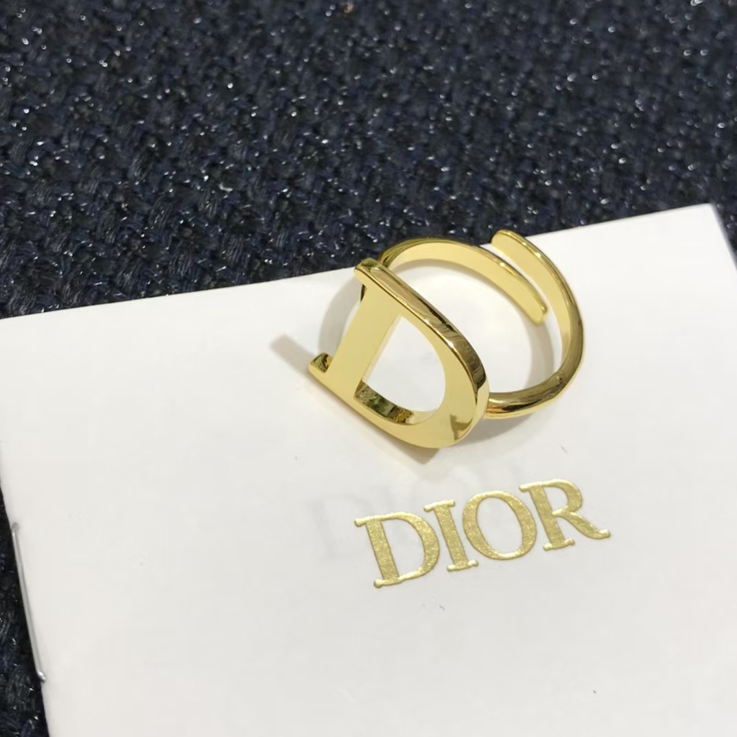 Dior Separate Letters Rings - 4 Pieces - Original Replica Club